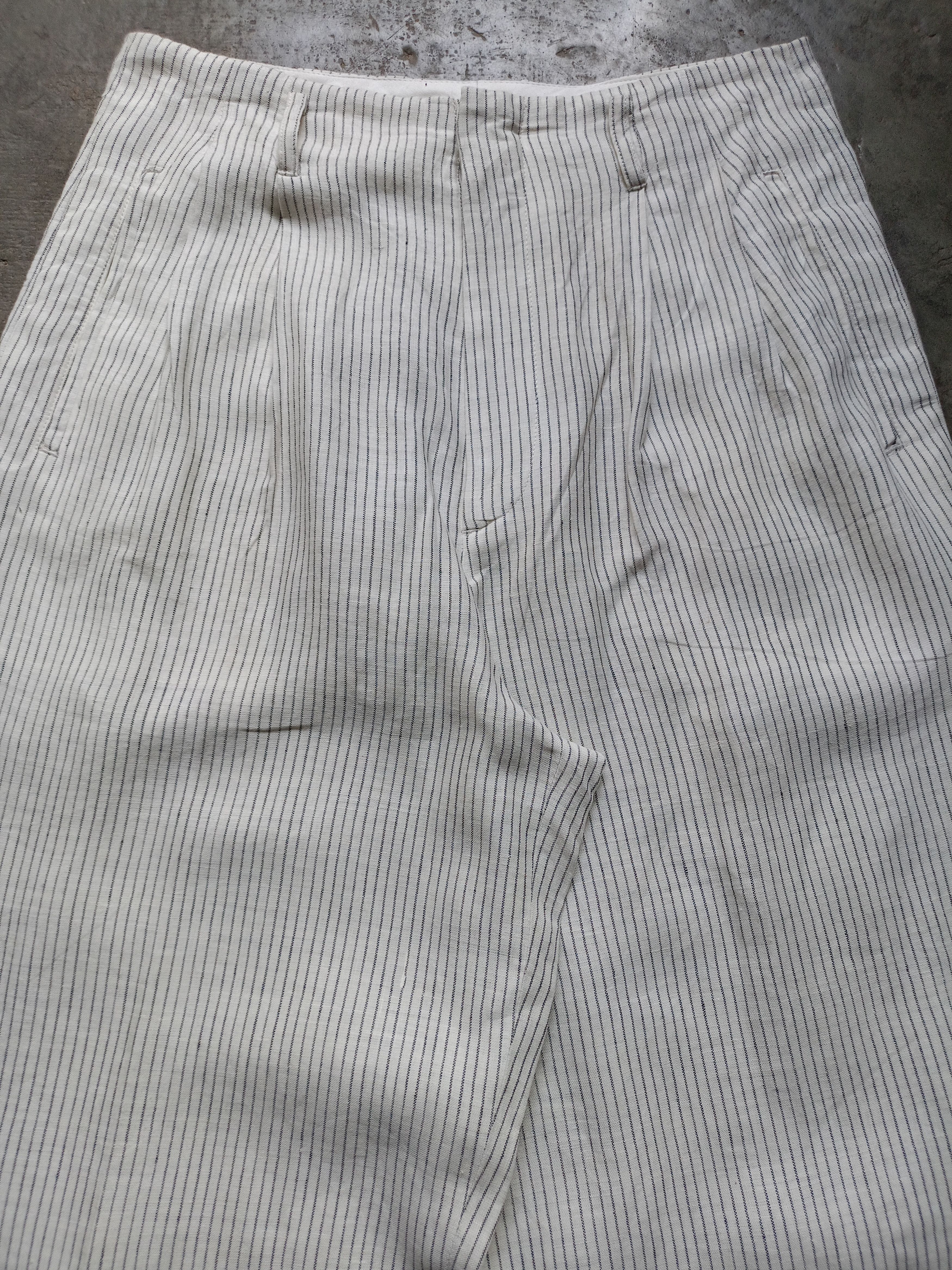 Ralph Lauren Ralph Lauren Linen Striped Pants Size US 27 - 2 Thumbnail