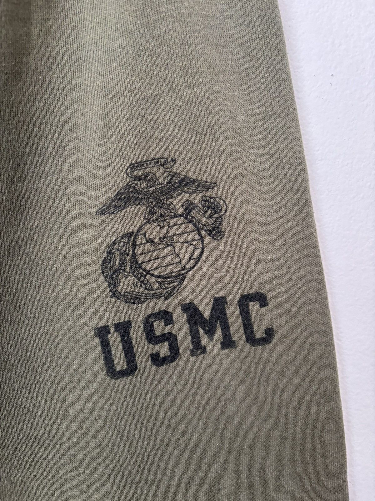 Vintage Vintage Soffe USMC Sweatpants USA Made Olive Green Medium Size US 30 / EU 46 - 5 Thumbnail