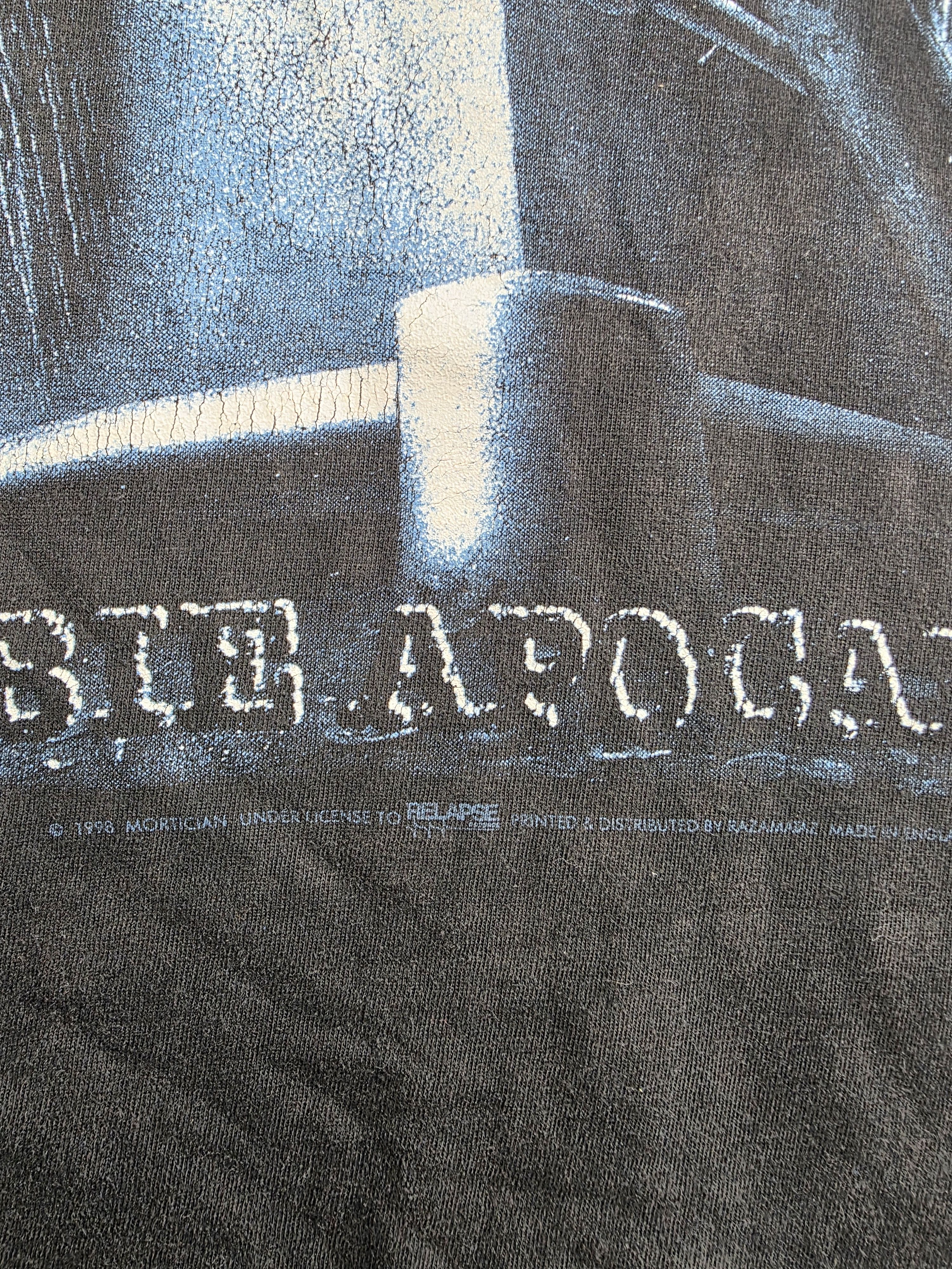 Band Tees 1998 Mortician Zombie Apocalypse 90S Vintage t shirt XL Size US XL / EU 56 / 4 - 4 Thumbnail