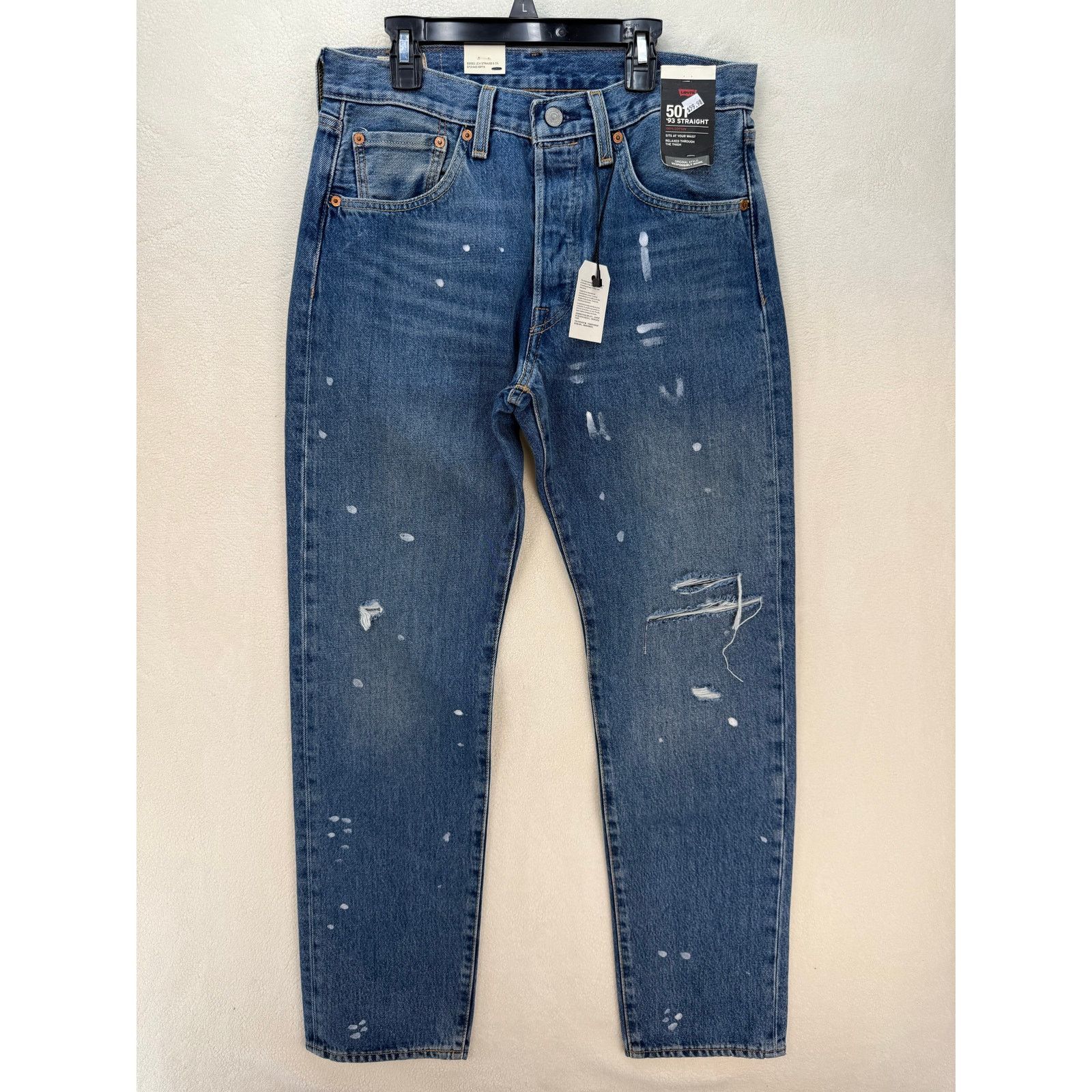 Levi's LEVI'S 501 '93 STYLE MEN'S 31X32 PAINT SPLATTERED Size US 31 - 1 Thumbnail
