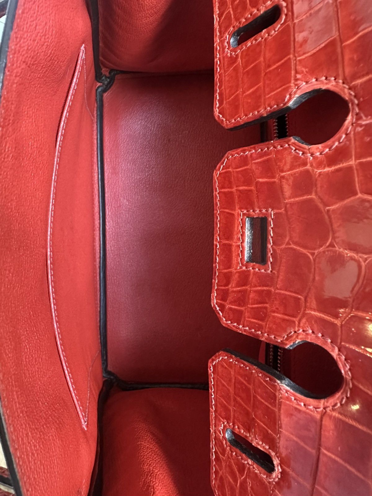 Hermes Hermès Crocodile Birkin 25 Palladium Hardware, 2015 Size ONE SIZE - 6 Thumbnail
