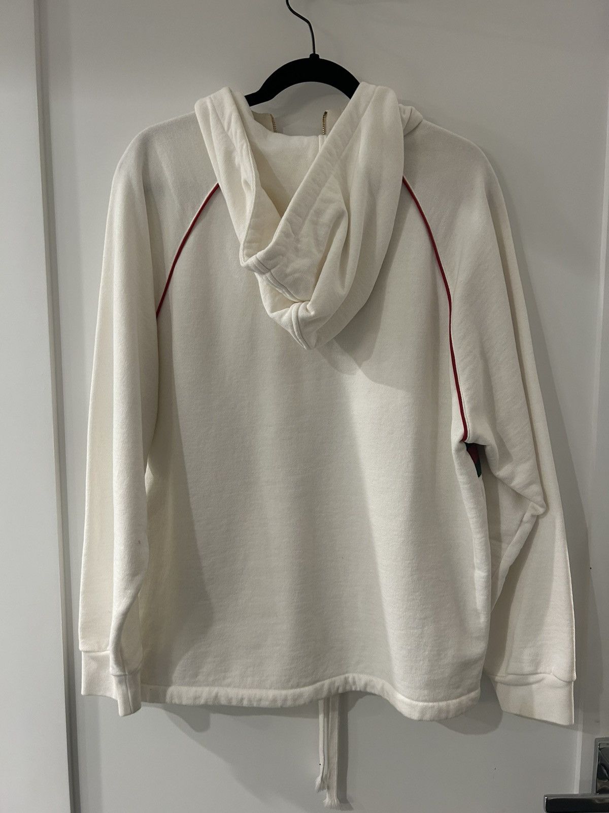 Gucci Gucci Web Stripe Half Zip Hoodie White Size S Size US S / EU 44-46 / 1 - 4 Thumbnail