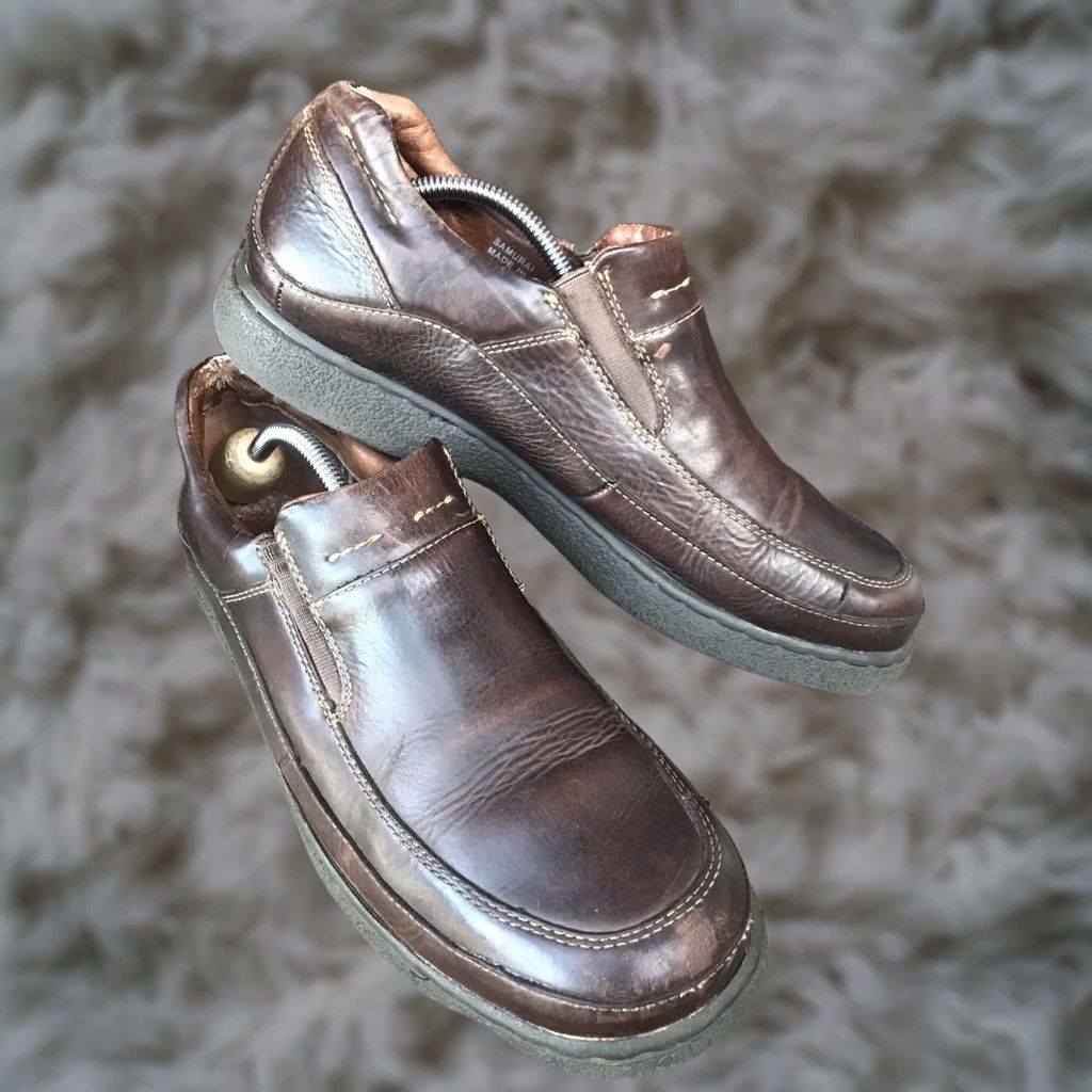 Aldo Aldo Samurai Loafers-457 Brown Leather Moc Toe SlipOn Mens Size 11-11.5 US 44 EUR Shoes Size US 11.5 / EU 44-45 - 1 Thumbnail