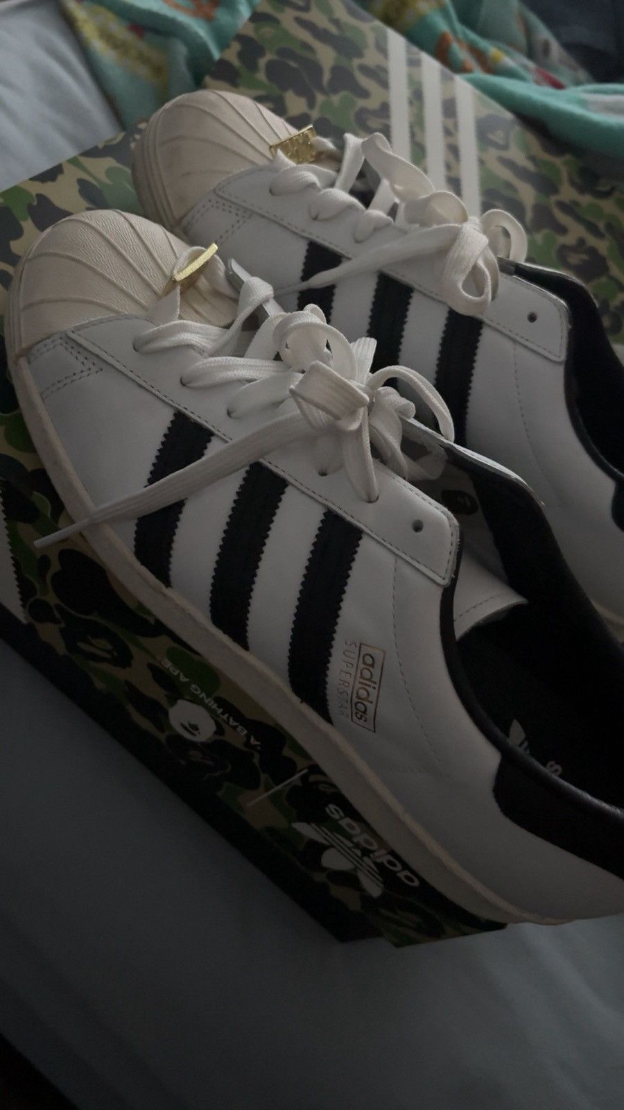Adidas × Bape Adidas bape superstar Size US 11 / EU 44 - 4 Thumbnail