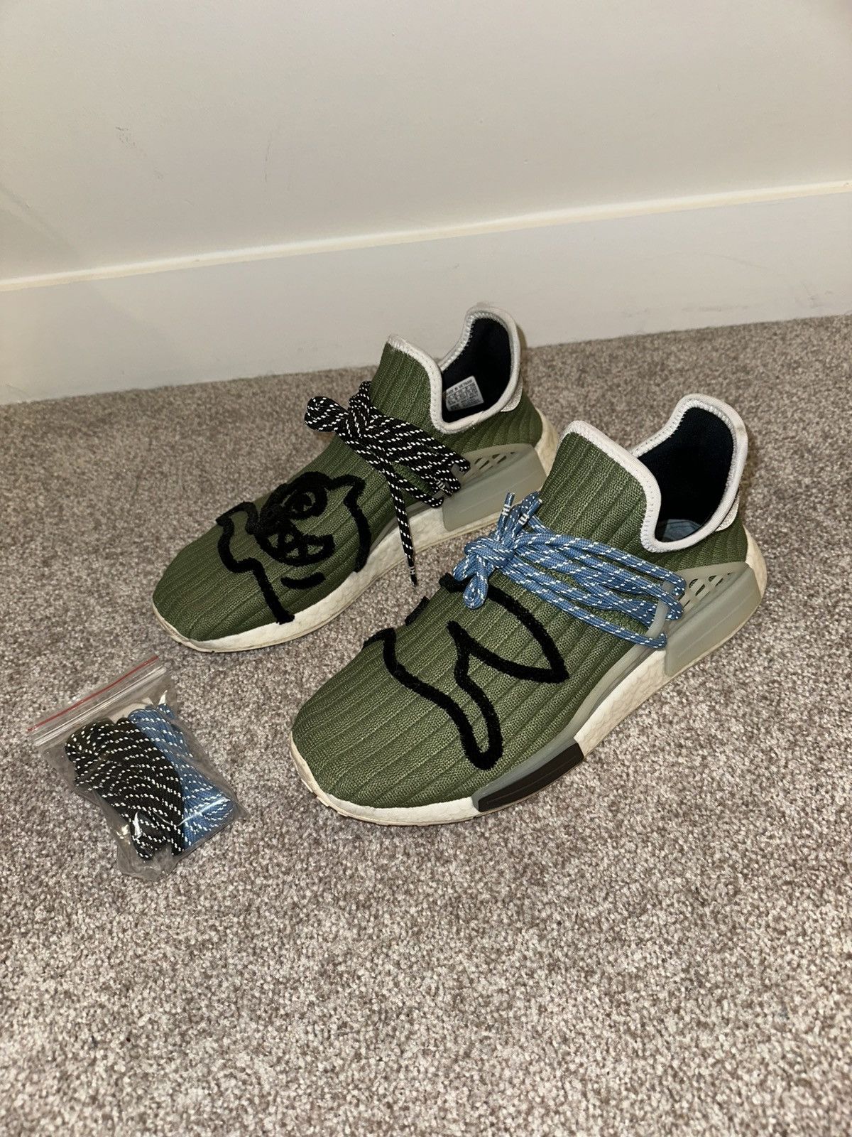 Adidas × Pharrell adidas Pharrell x Billionaire Boys Club Running Dog NMD Hu Size US 9.5 / EU 42-43 - 2 Thumbnail