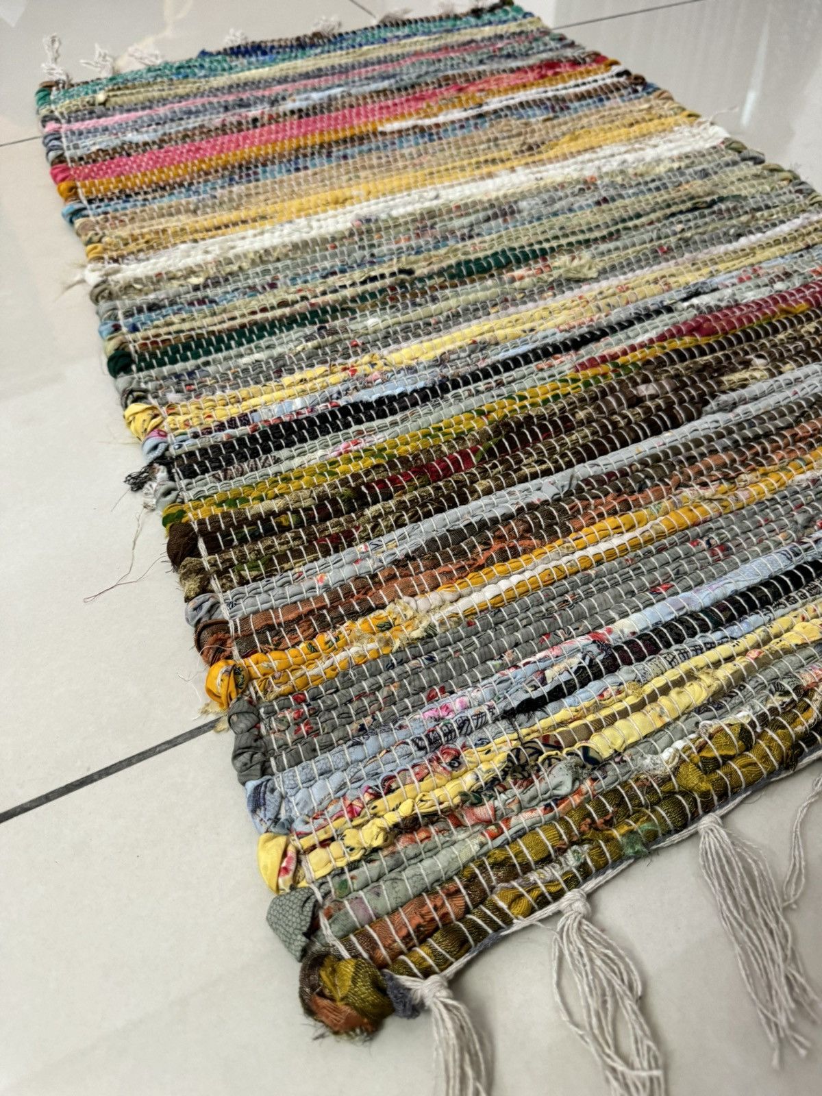 Other SASHIKO BORO MULTICOLORS DOOR MAT Size ONE SIZE - 5 Thumbnail