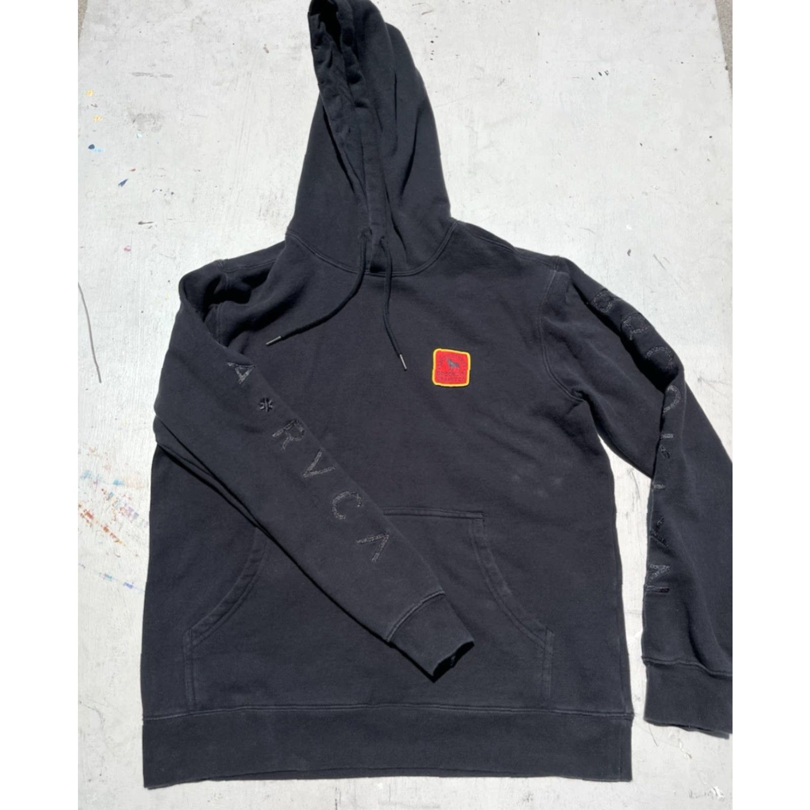 RVCA RVCA x Smith Street Hoodie Black Spell-Out Logo S Men’s Pullover Sweatshirt Size US S / EU 44-46 / 1 - 2 Thumbnail