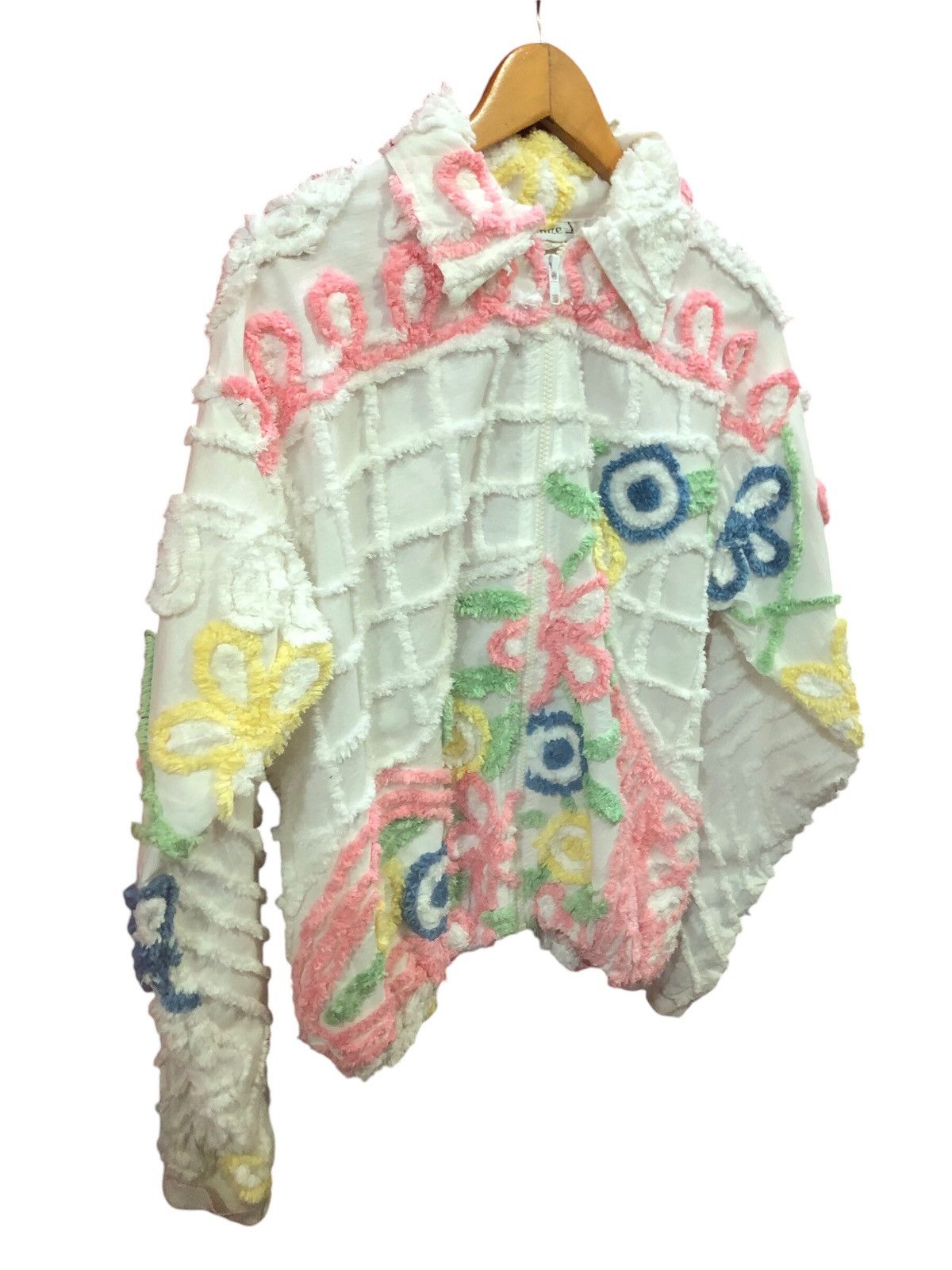 Vintage Vintage Damze Chenille Zipper Jacket Size US L / EU 52-54 / 3 - 2 Thumbnail