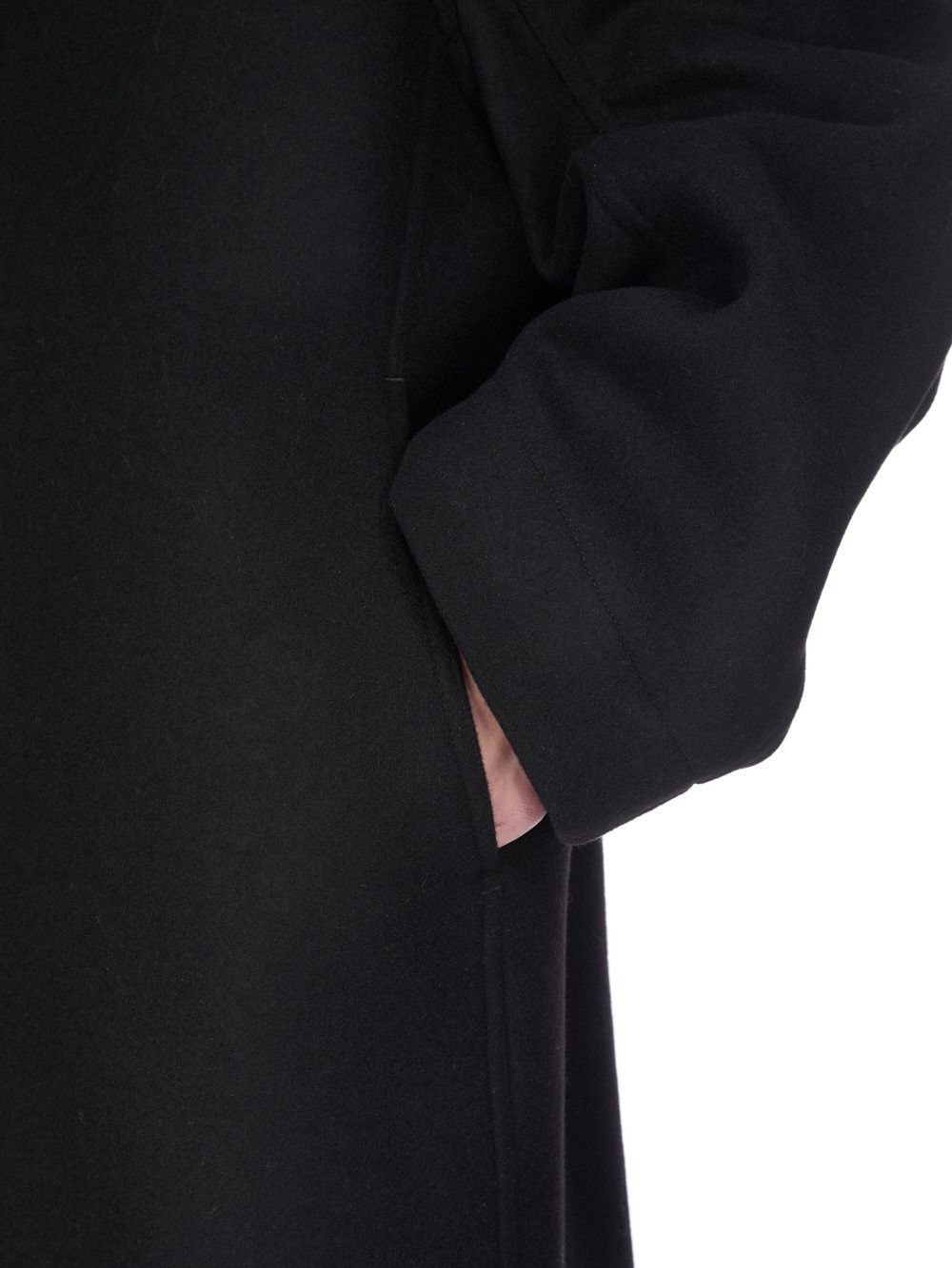 Rick Owens Rick Owens Black Concordians Virgin Wool Mac Coat Size US M / EU 48-50 / 2 - 7 Thumbnail