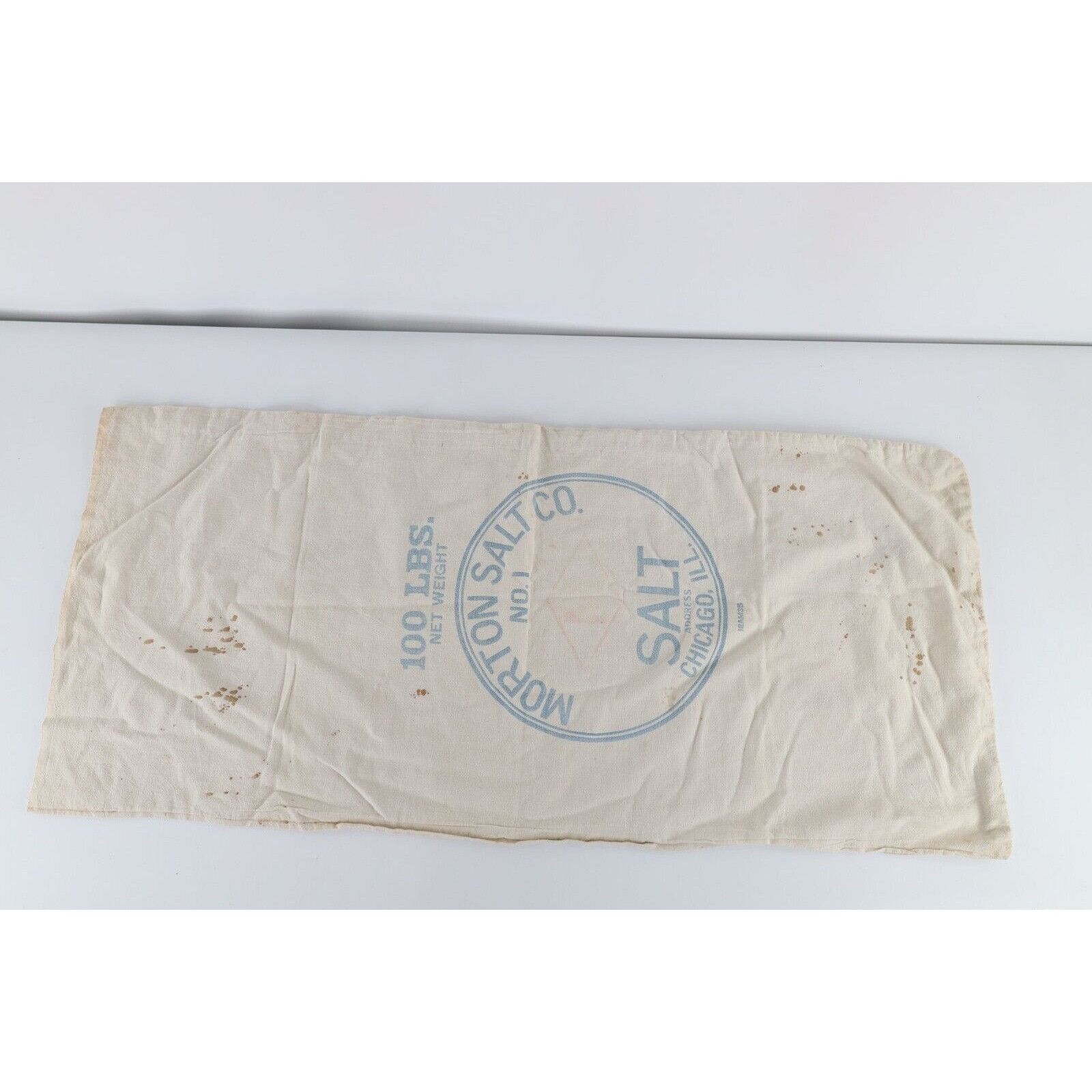 Vintage Vintage 20s 30s Morton Salt Co No 1 Salt 100lb Bag Size ONE SIZE - 10 Thumbnail
