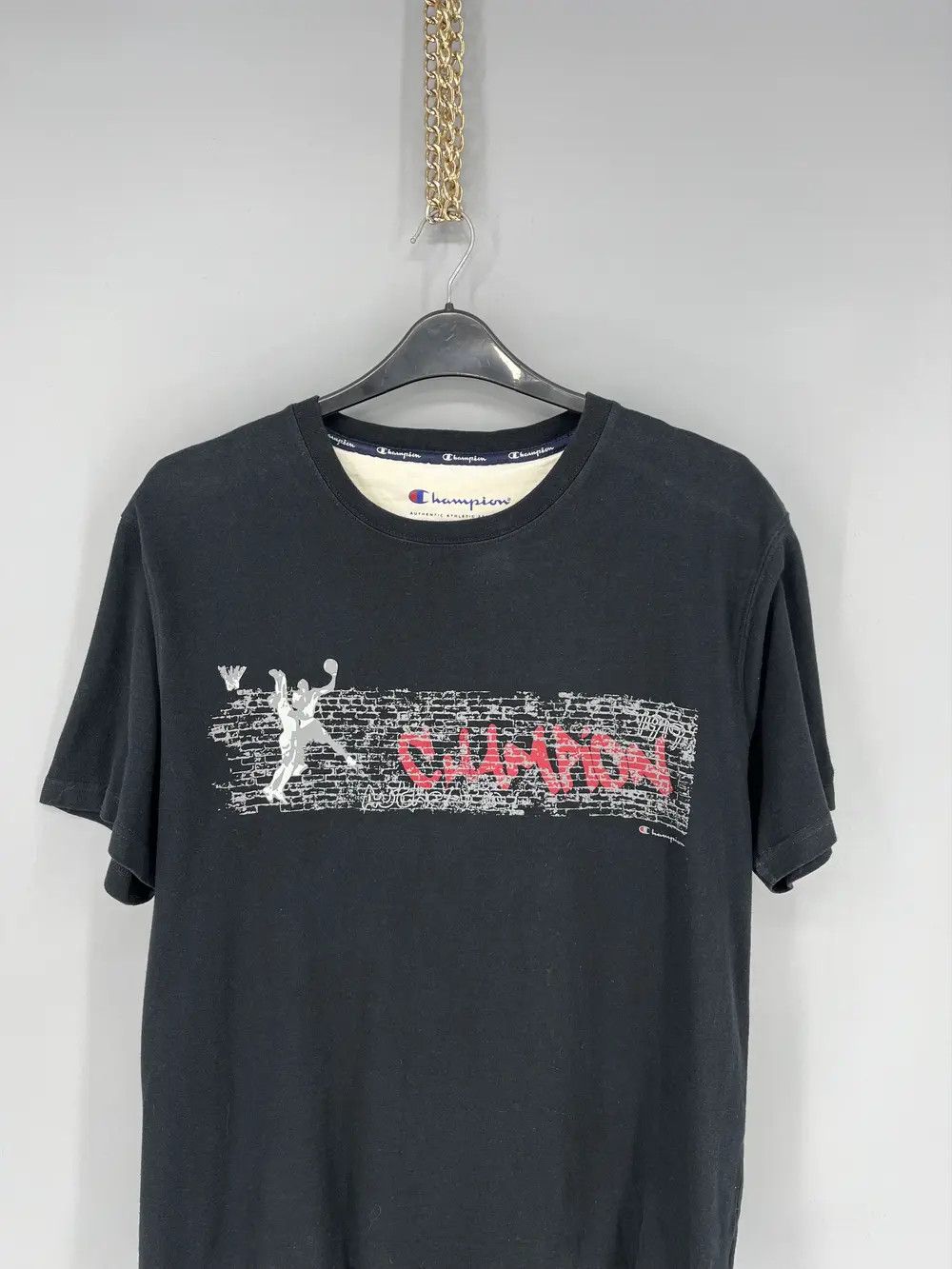 Champion Vintage Y2K Champion Big Logo T-Shirt Streetwear Style Size US XL / EU 56 / 4 - 6 Thumbnail