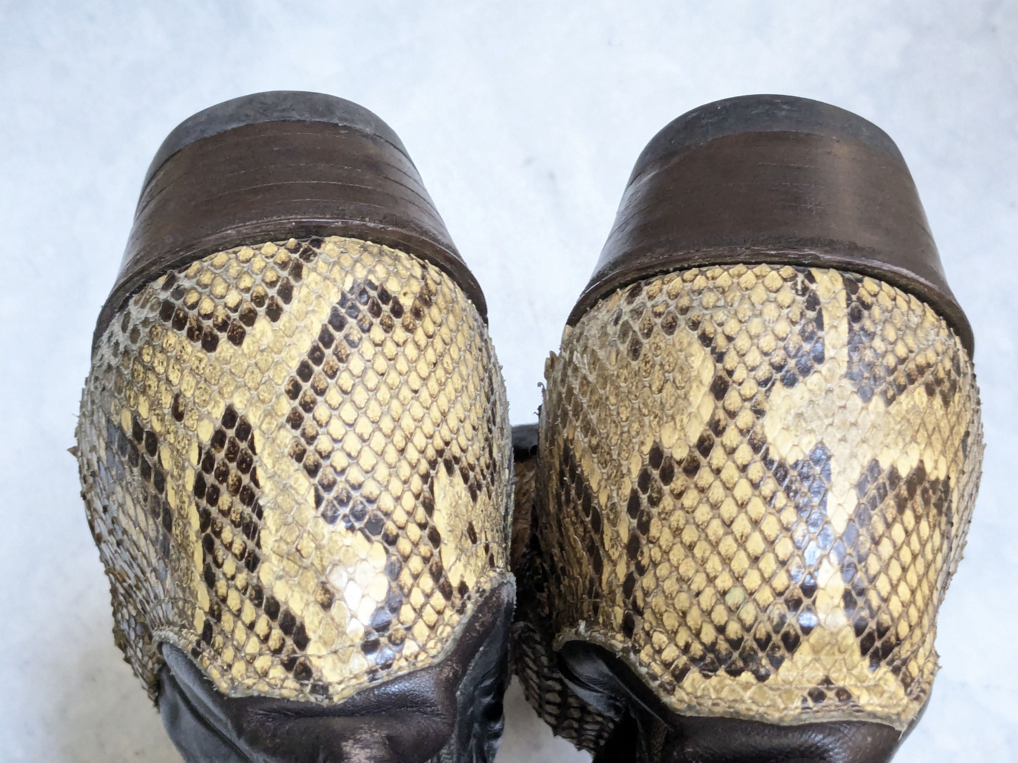 Justin Boots Justin Cowboy Boots Python Snakeskin 13 E Wide USA Size US 13 / EU 46 - 9 Thumbnail