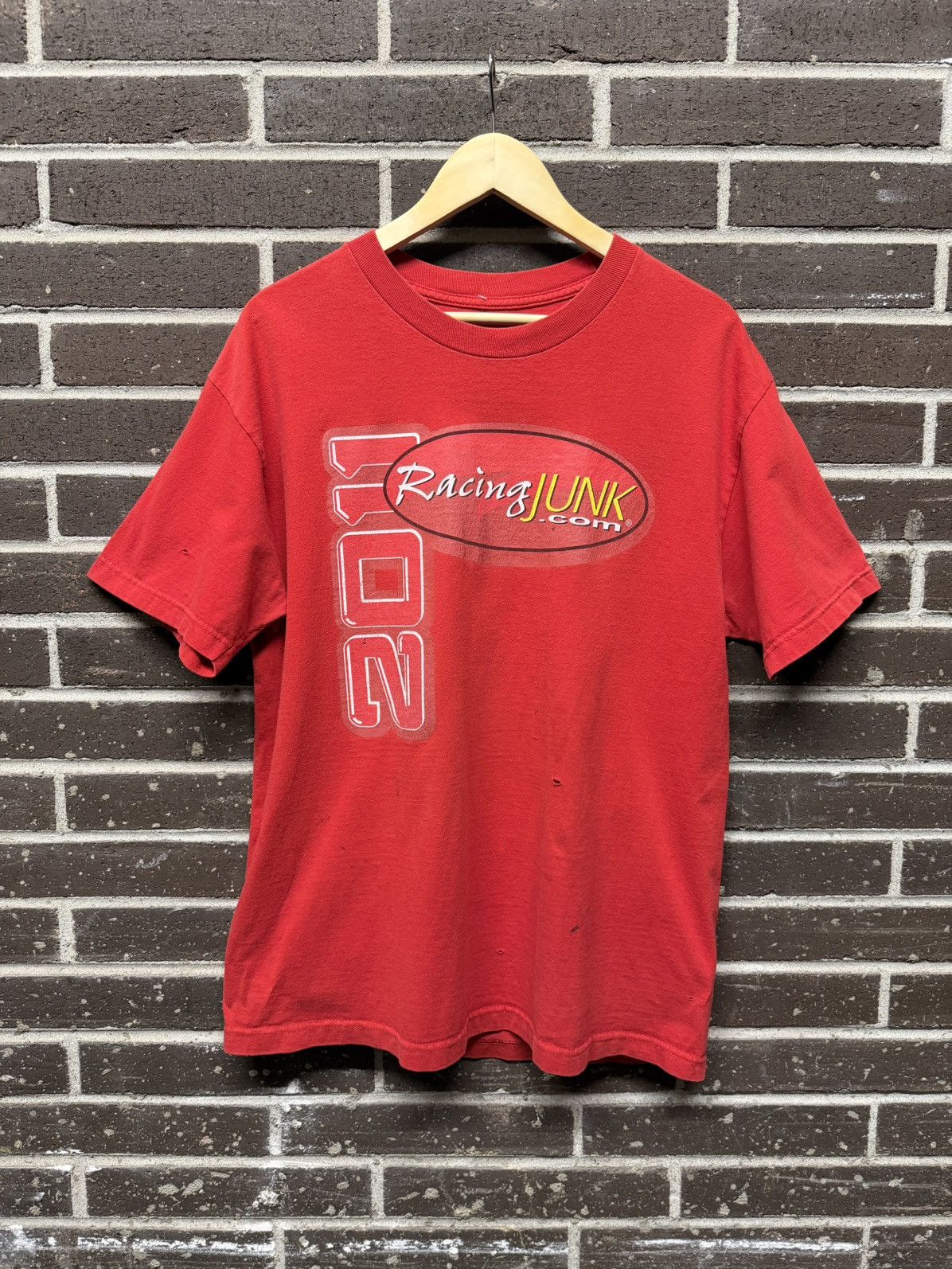 Vintage Thrashed Racing Tee (2011) Size US XL / EU 56 / 4 - 1 Thumbnail