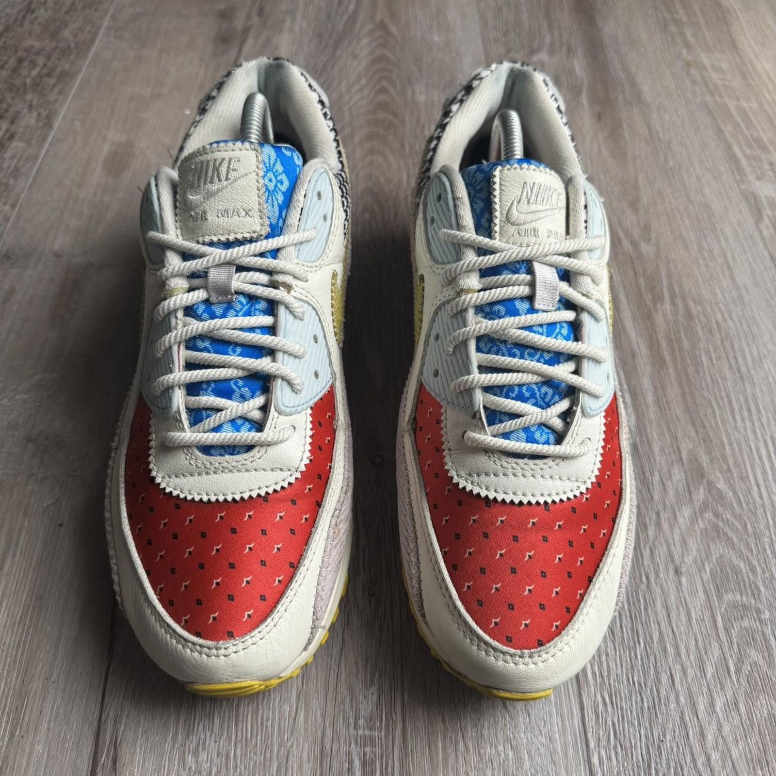 Nike NIKE • Air Max '90 Patchwork" (9M) Size US 9 / EU 42 - 7 Thumbnail