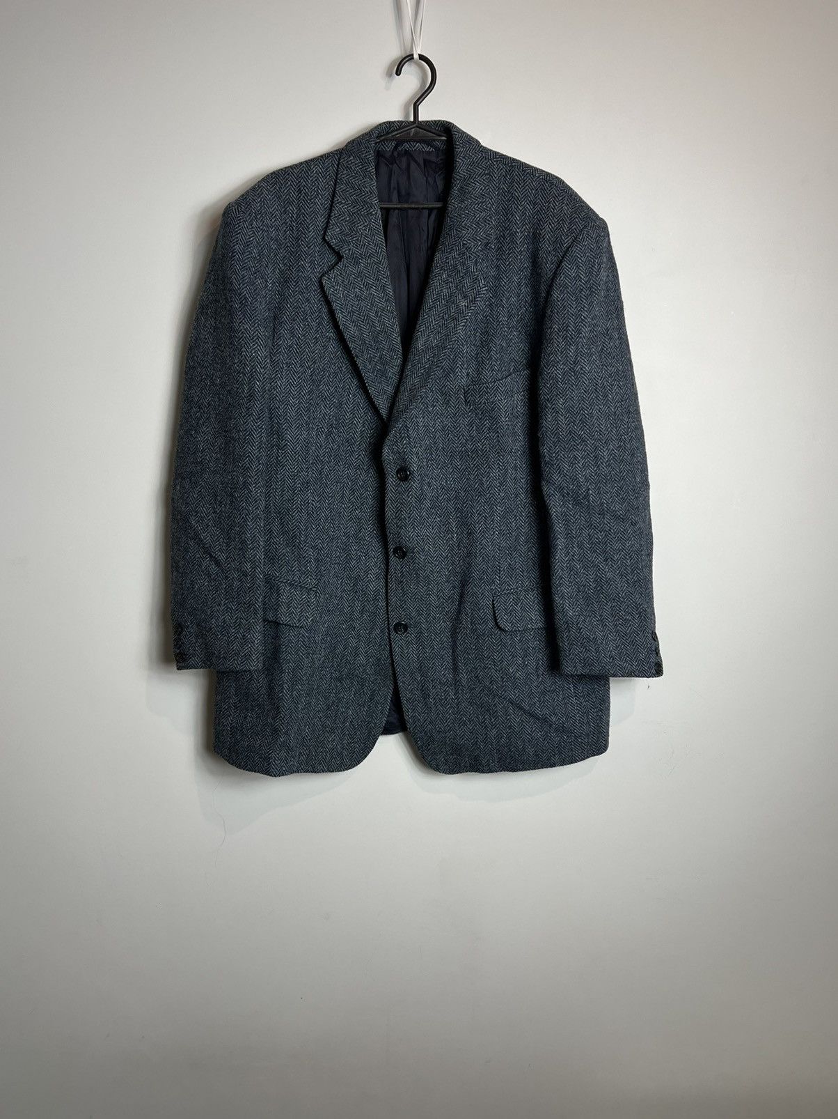 Vintage Wool Blazer Harris Tweed Vintage 90s Wool 100 Grailed