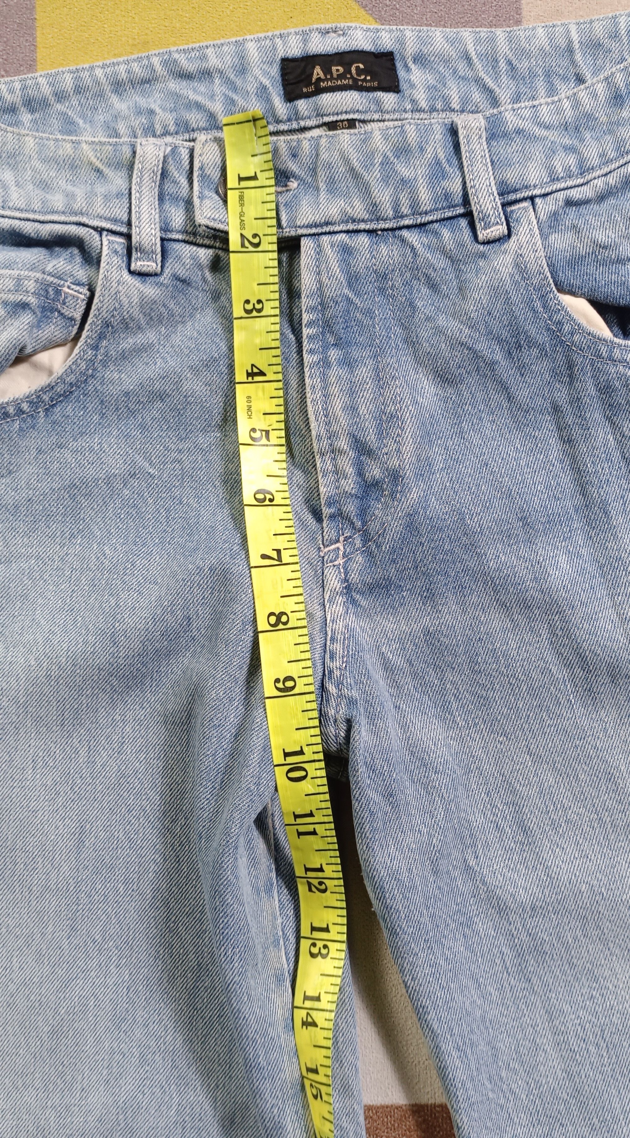 If Six Was Nine Vintage🔥A.P.C Jeans Baggie Denim Size US 29 - 12 Thumbnail