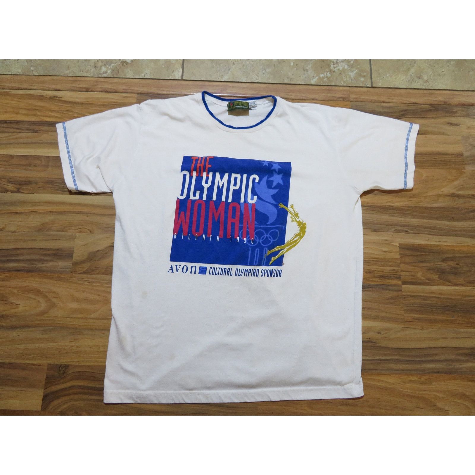 Other Olympic Woman Atlanta Olympics 1996 White T-shirt Womens 2XL Size XXL / US 16-18 / IT 52-54 - 1 Thumbnail