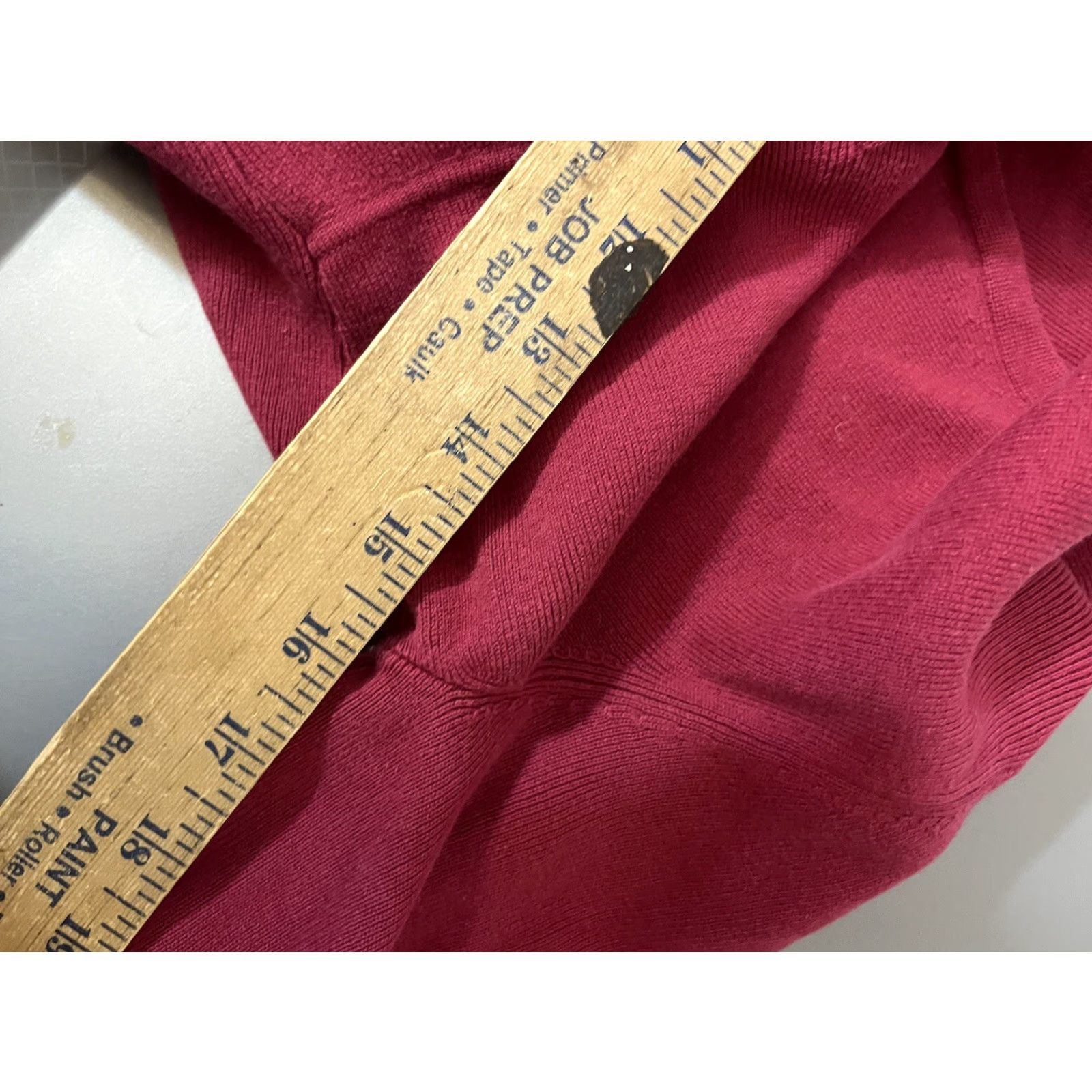 Loft Loft Shirt Women S Maroon Long Sleeve V-Neck Bohemian Knit Womens Size S / US 4 / IT 40 - 5 Thumbnail