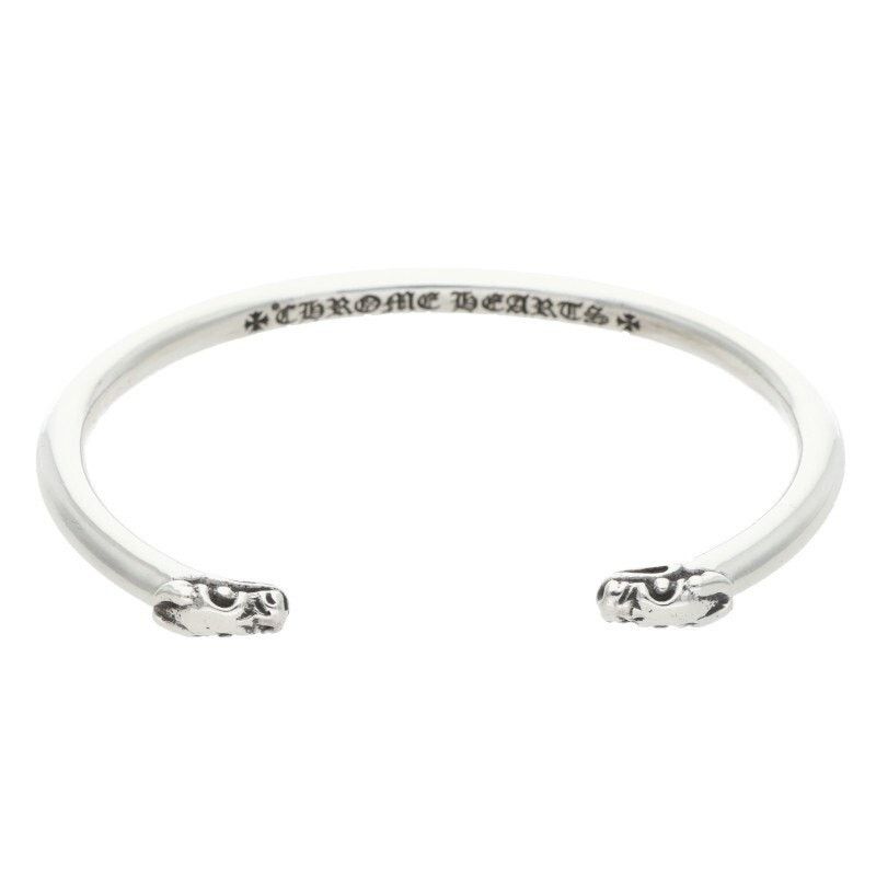 Chrome Hearts Double Dog Silver Bracelet