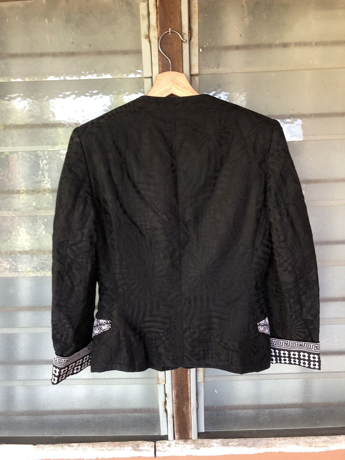 Versace Gianni Versace Couture Silk Cotton Jacquard Print Jacket Size S / US 4 / IT 40 - 8 Thumbnail