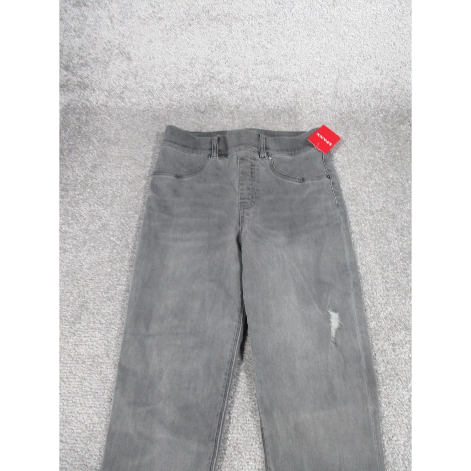 Spanx Spanx Jeggings Skinny Distressed Womens Small Gray NEW Size 28" / US 6 / IT 42 - 2 Thumbnail