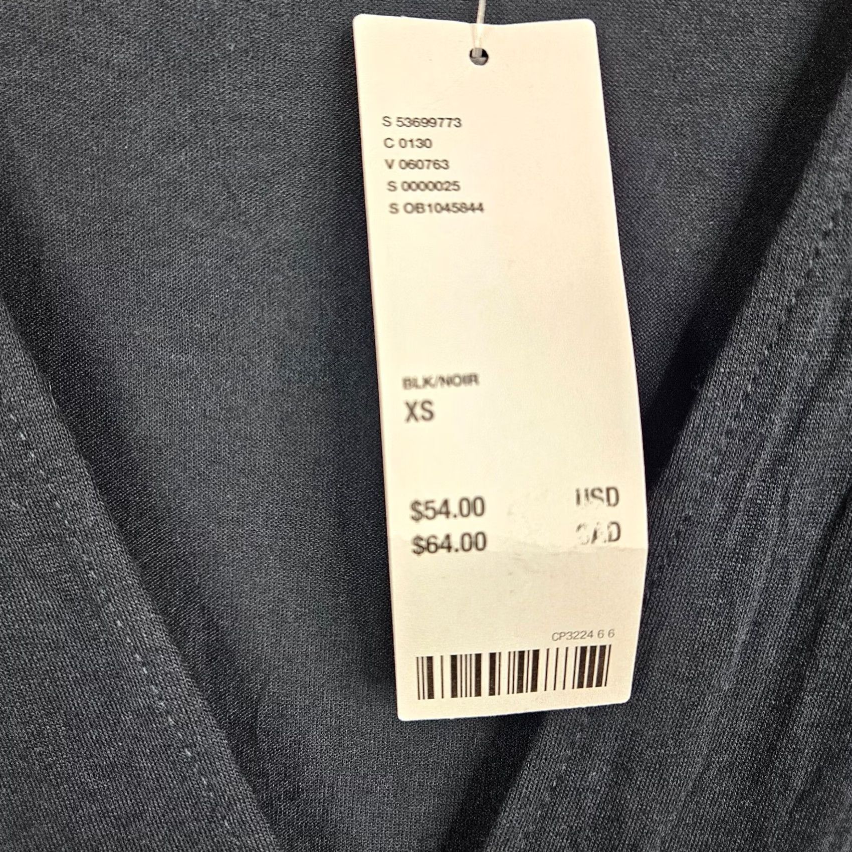 Urban Outfitters URBAN OUTFITTERS Women's Black Casual Dress V-Neck 3/4 Sleeve Size XS NEW Size XS / US 0-2 / IT 36-38 - 3 Thumbnail
