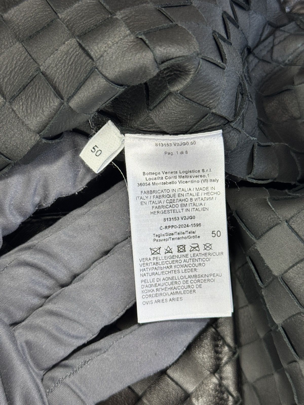 Bottega Veneta INTRECCIATO HAND VOWEN LAMBSKIN OVERSIZED SHIRT 50 Size US L / EU 52-54 / 3 - 5 Thumbnail