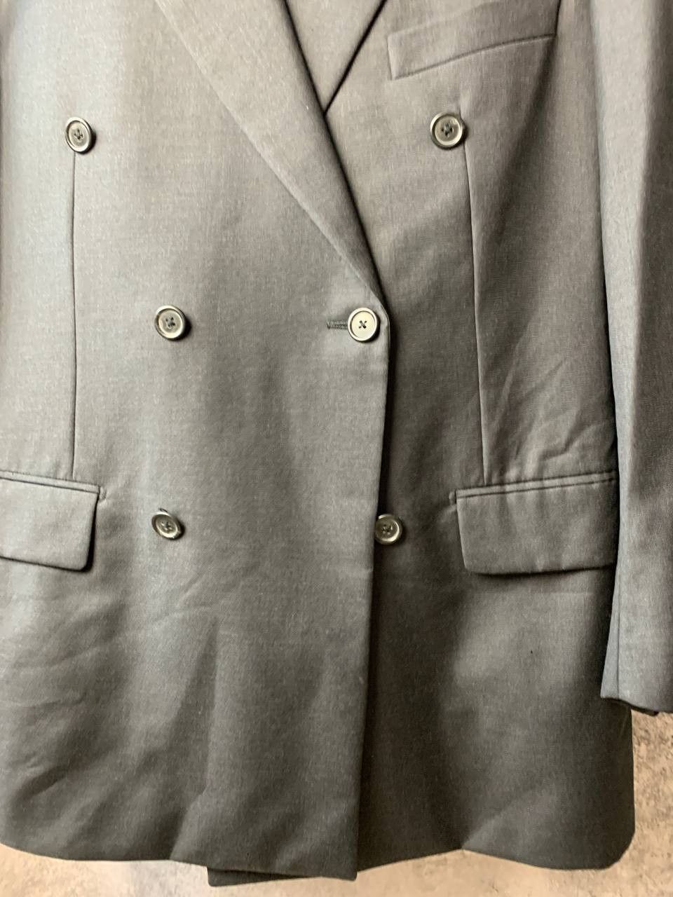 Corneliani CORNELIANI Black 120'S Wool Modern Italian Suit Blazer Size 50R - 8 Thumbnail