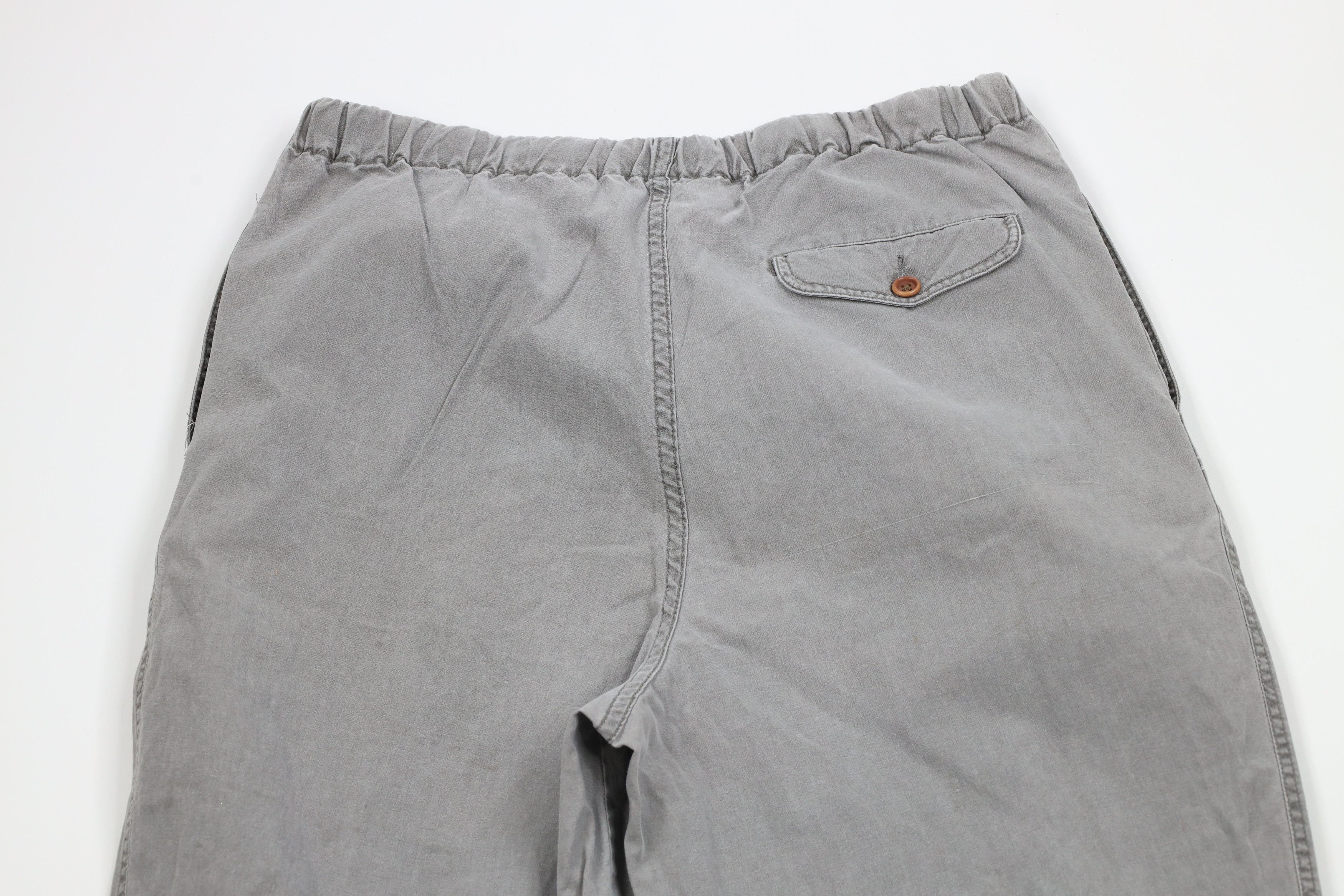 Vintage Vintage 90s Streetwear Stonewash Belted Joggers Pants Gray Size US 36 / EU 52 - 12 Thumbnail