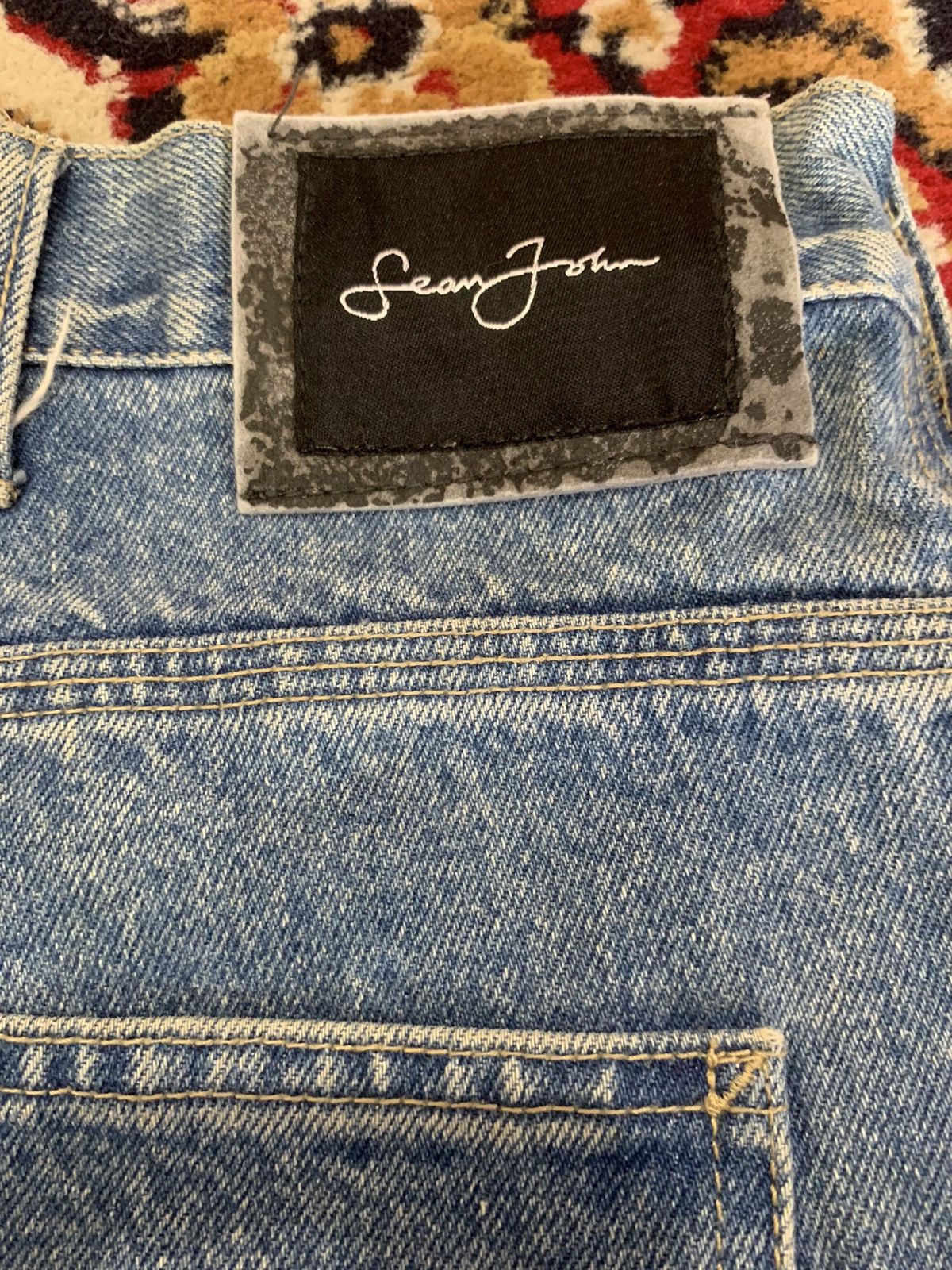 JNCO × Sean John Vintage SEAN JOHN Carpenter Double Knee Baggy Denim Size US 42 / EU 58 - 12 Thumbnail