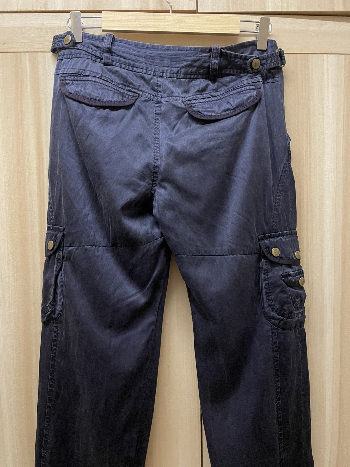 Japanese Brand Gallarda Galante Cotton Silk Cargo Jogger Pants Size 29" - 8 Thumbnail