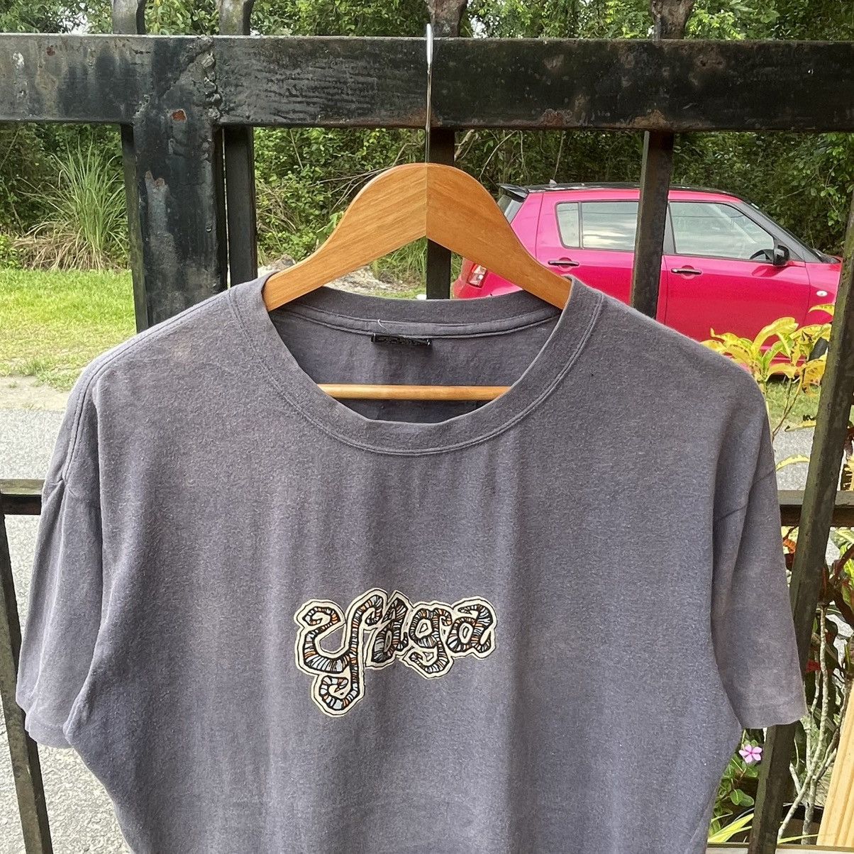 Welcome Skateboards 🔥Vintage 90s Yaga Skateboard Big Logo Sun Faded Tee Size US L / EU 52-54 / 3 - 3 Thumbnail