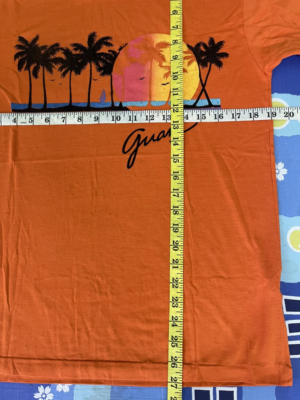 Vintage Vintage 80's Hawaiian Guam USA Oren Shirt Tee Size US L / EU 52-54 / 3 - 11 Thumbnail