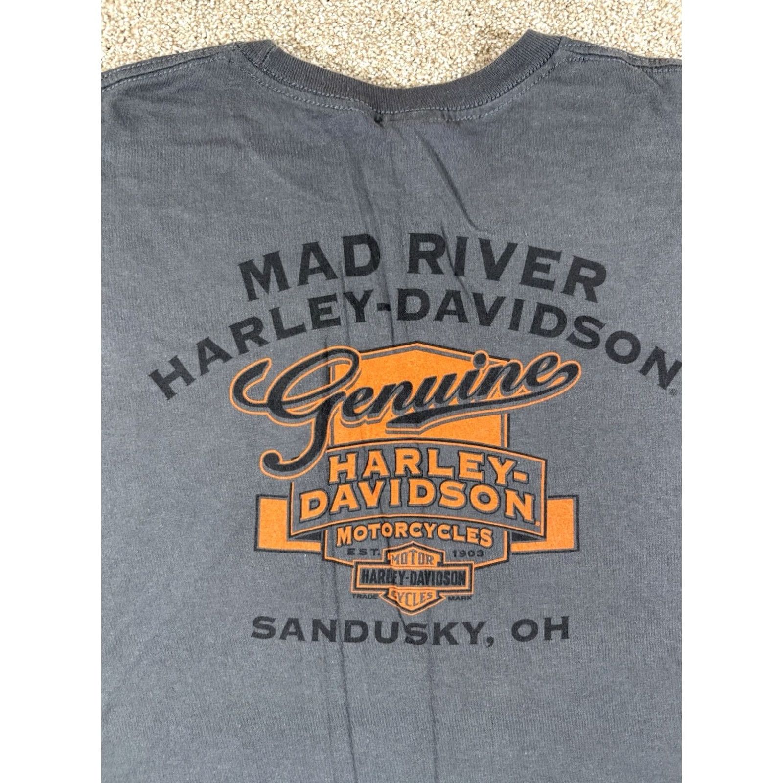 Bravado VINTAGE Harley Davidson T Shirt Y2K Mad River Sandusky Ohio Mens Size XXXL Size US XXL / EU 58 / 5 - 6 Thumbnail