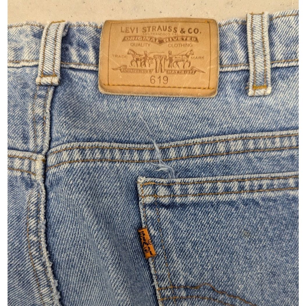 Levi's × Levi's Vintage Clothing × Vintage Vintage Levis 619 Made in Canada Orange Tab Blue Jeans Size US 36 / EU 52 - 2 Thumbnail