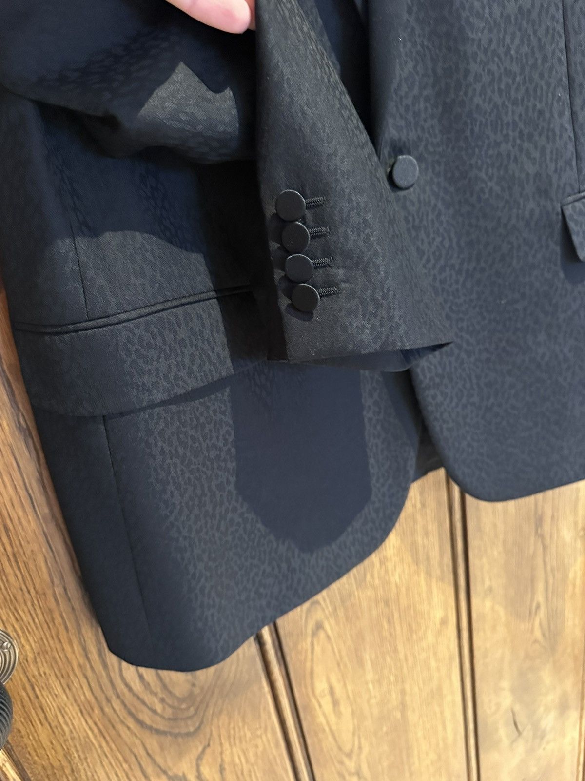 Saint Laurent Paris Grail Saint Laurent FW14 babycat tuxedo jacket le smoking 52 Size 40R - 14 Thumbnail