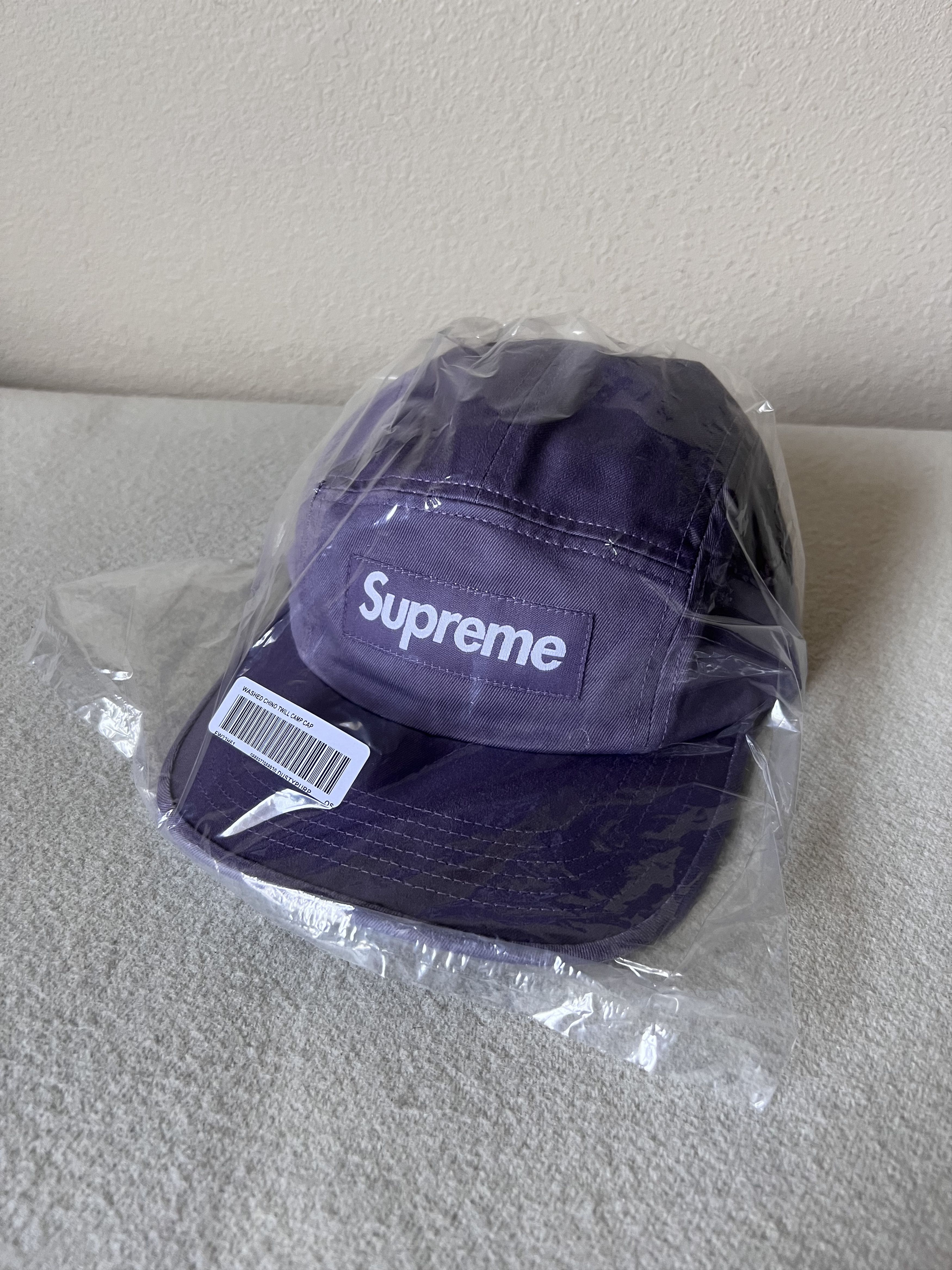 Supreme Supreme Washed Chino Twill Camp Cap in Dusty Purple Size ONE SIZE - 2 Thumbnail