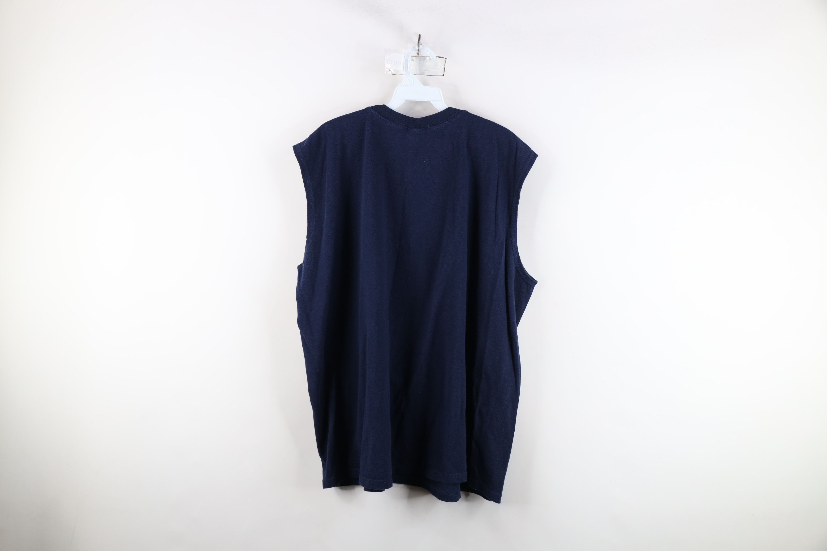Nike × Vintage Vintage 90s Nike Basketball Center Swoosh Sleeveless T-Shirt Size US XL / EU 56 / 4 - 11 Thumbnail