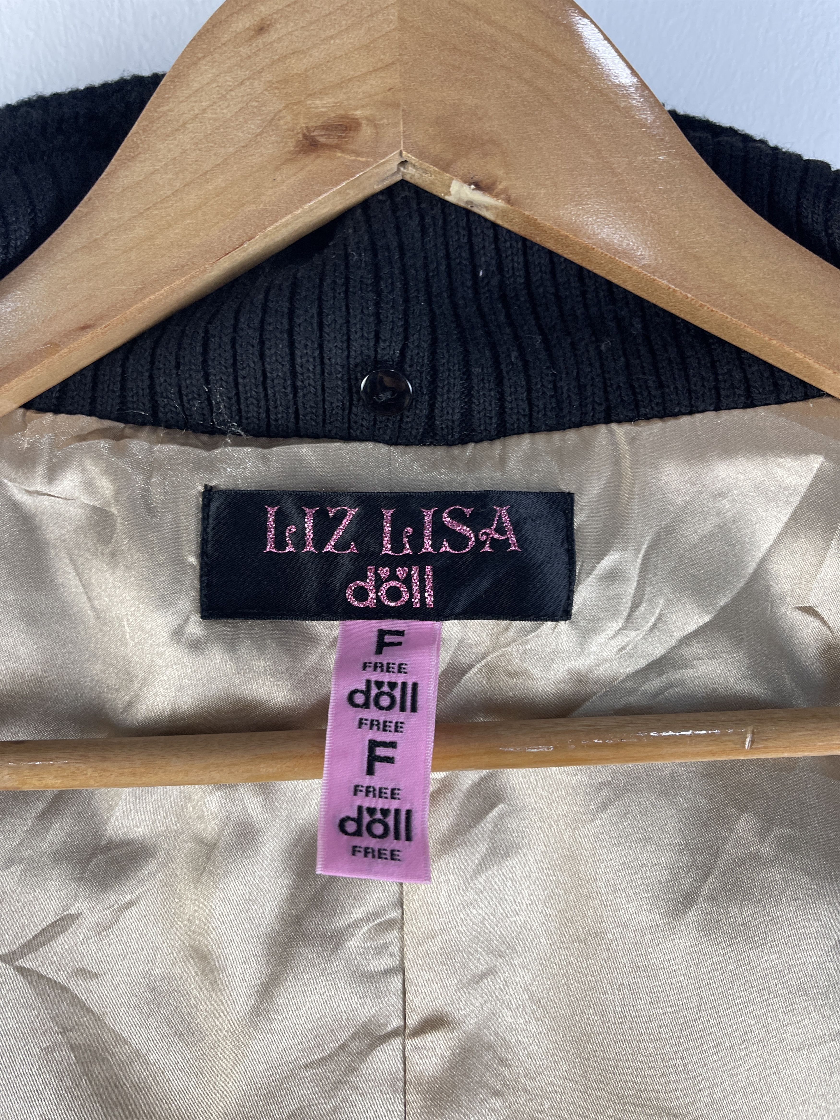 Japanese Brand Liz Lisa Doll Black Wool Coat Military Style Japanese Jacket Size US XS / EU 42 / 0 - 14 Thumbnail