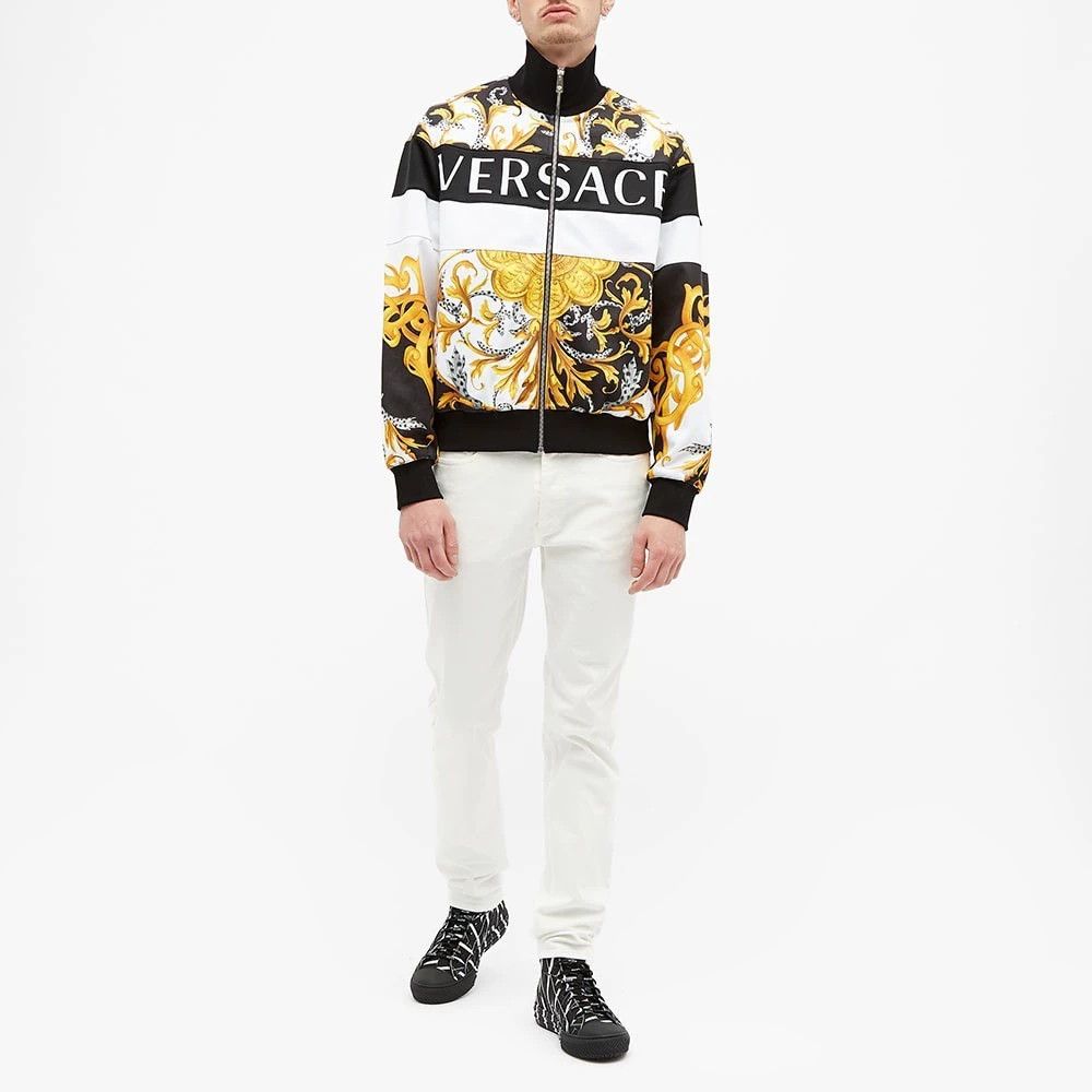 Versace VERSACE Baroque Pattern Wide-Short M Jacket Size US M / EU 48-50 / 2 - 9 Thumbnail