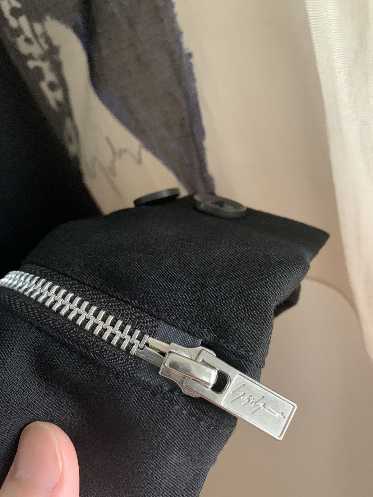 Yohji Yamamoto Yohji YamamotoAW04 Zipper Coat Size 48L - 3 Thumbnail