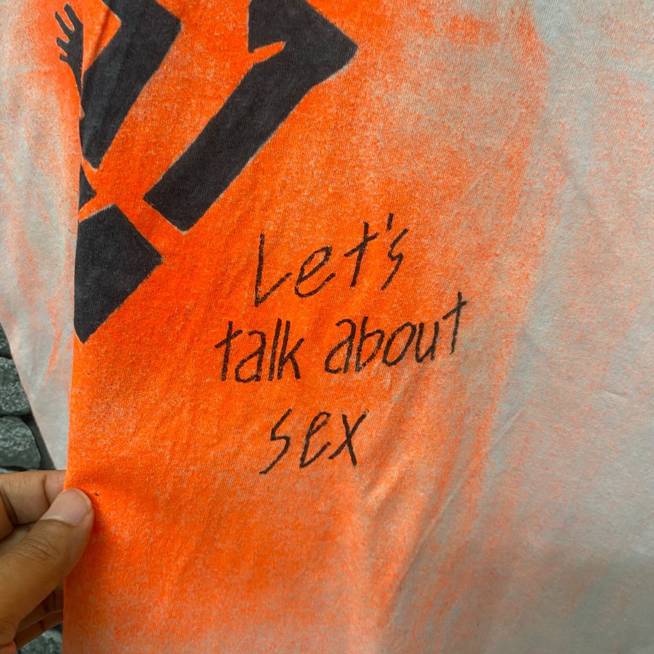 Hanes Vintage 90s Let' Talk About Sex Tshirt Size US M / EU 48-50 / 2 - 3 Thumbnail