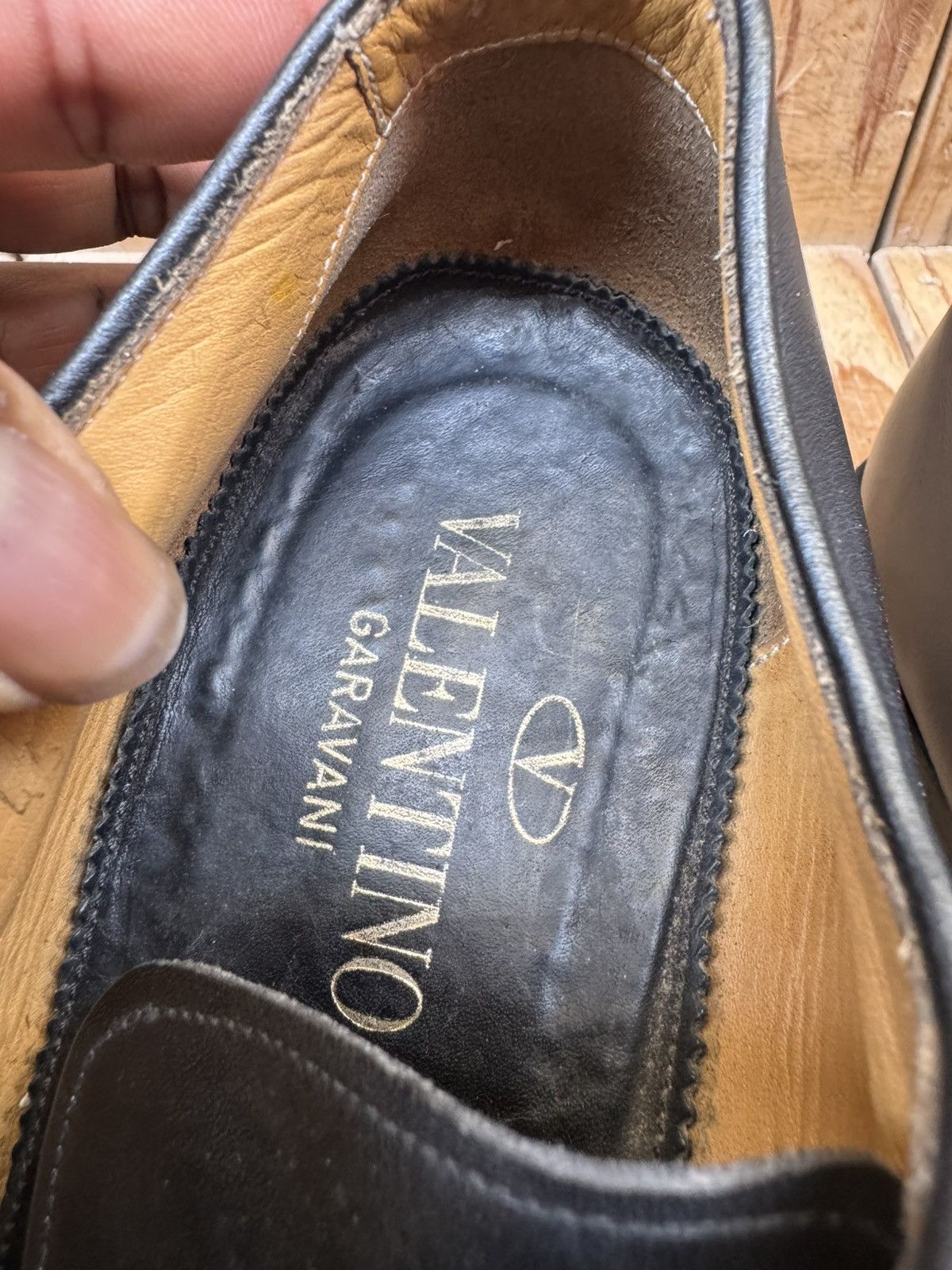 Valentino valentino garavani black leather derby dress Shoes EUR 43 Size US 10 / EU 43 - 18 Thumbnail
