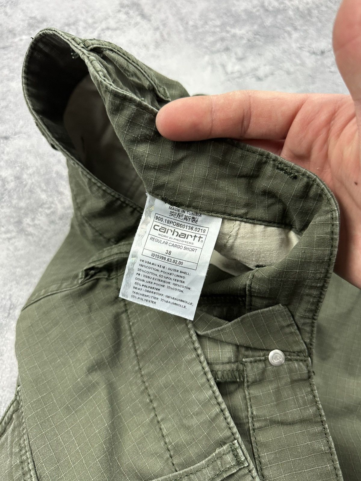 Carhartt Carhartt Vintage Green Cargo Shorts Workwear Y2K Logo Baggy Size US 38 / EU 54 - 12 Thumbnail