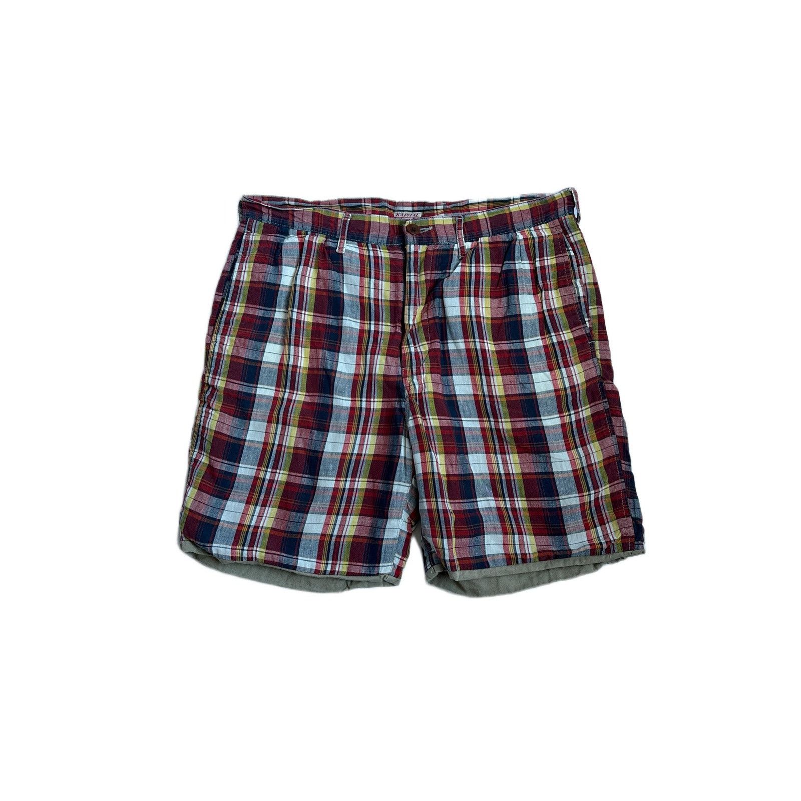 Kapital Kapital Plaid Shorts Size US 32 / EU 48 - 1 Thumbnail