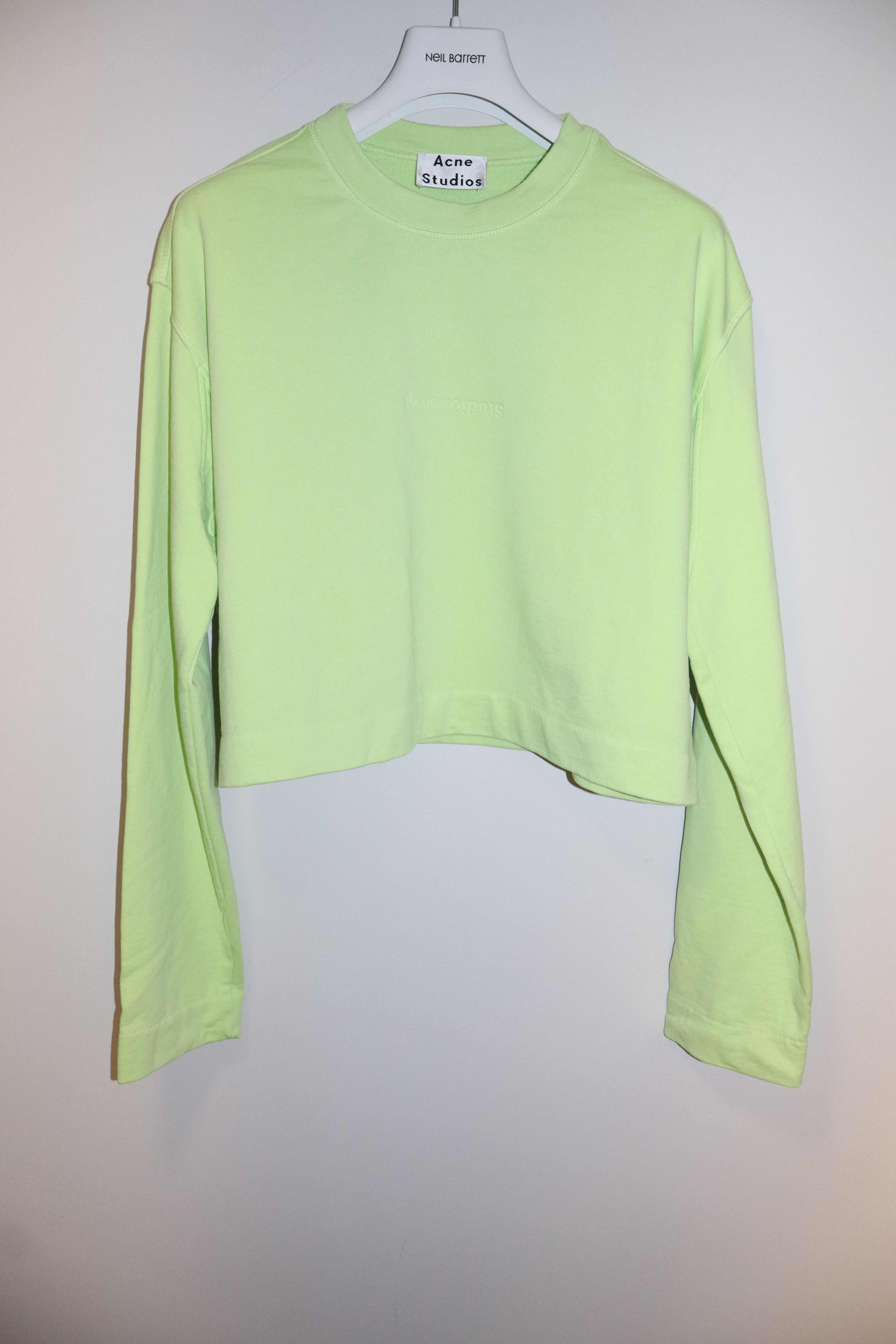 Acne Studios Odice embossed logo sweatshirt Size XS / US 0-2 / IT 36-38 - 1 Thumbnail