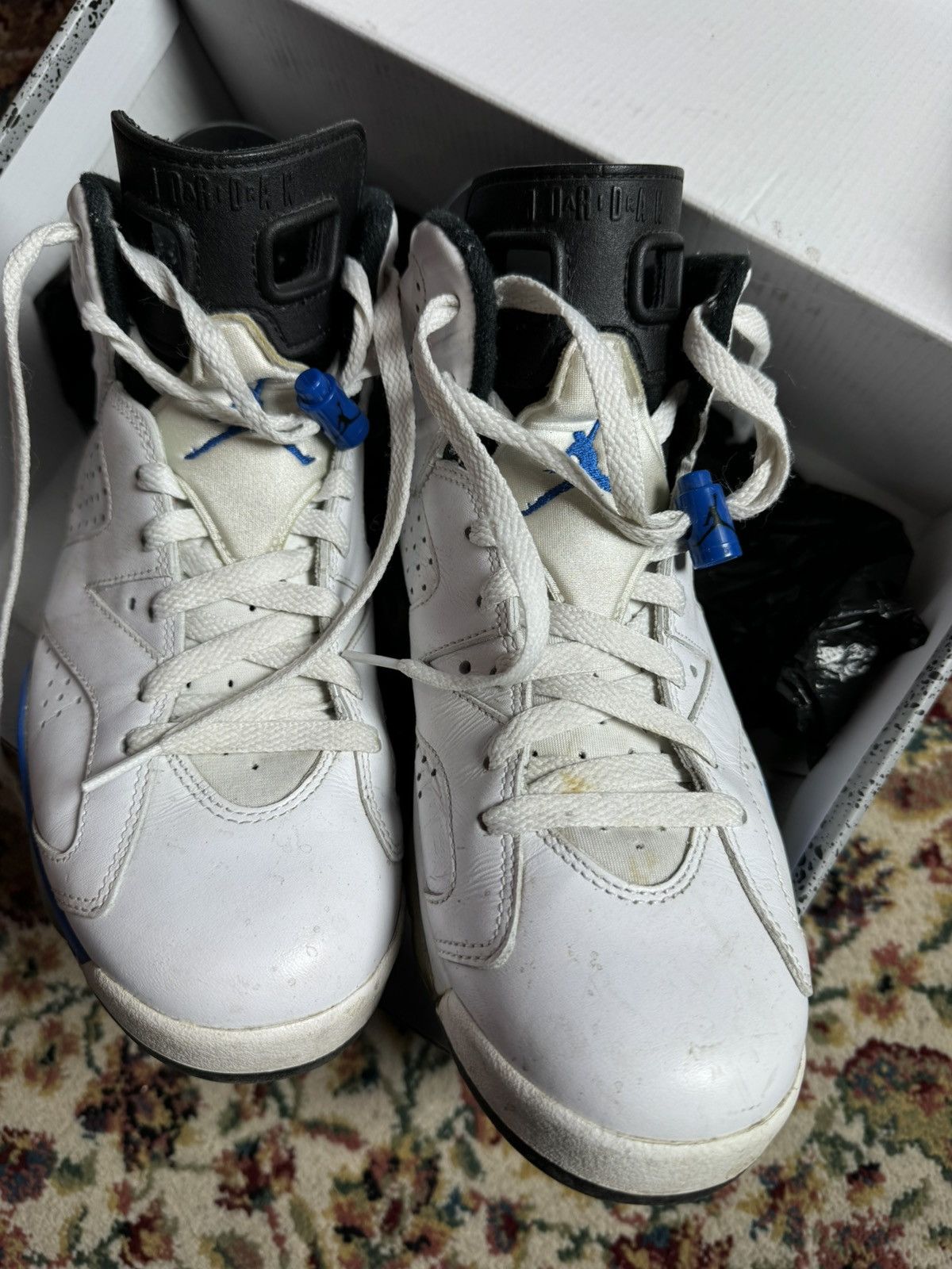 Jordan Brand 2014 Air Jordan 6 Sport Blue Size US 8 / EU 41 - 6 Thumbnail