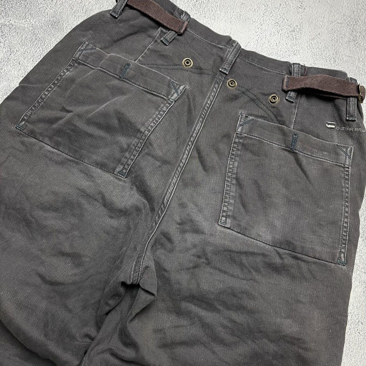 G-Star × Japanese Brand × Vintage G Star Raw Cargo y2k Baggy pants Size US 31 - 7 Thumbnail