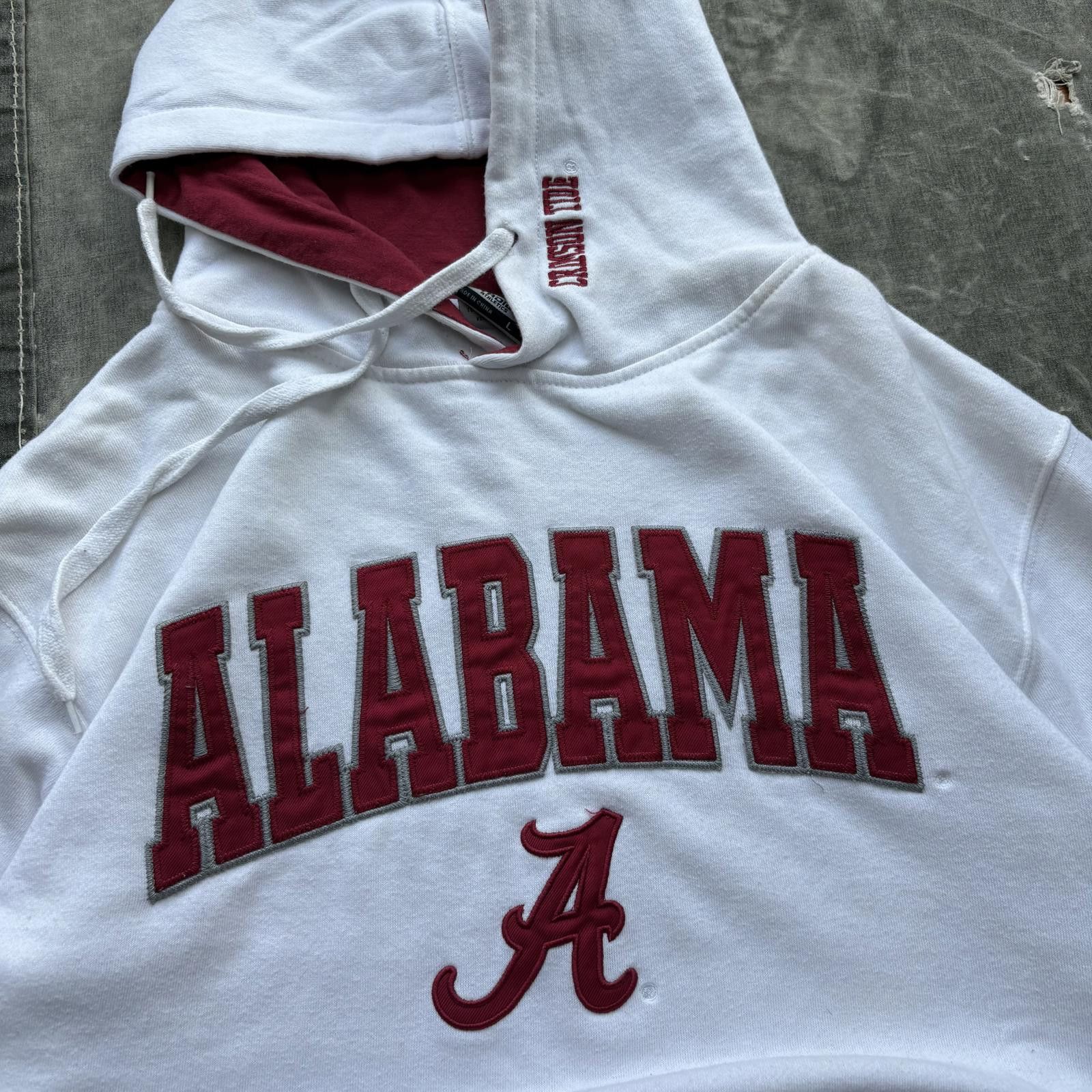 Vintage Vintage Y2K Alabama Crimson Tide Embroidered College Hoodie Size US L / EU 52-54 / 3 - 3 Thumbnail