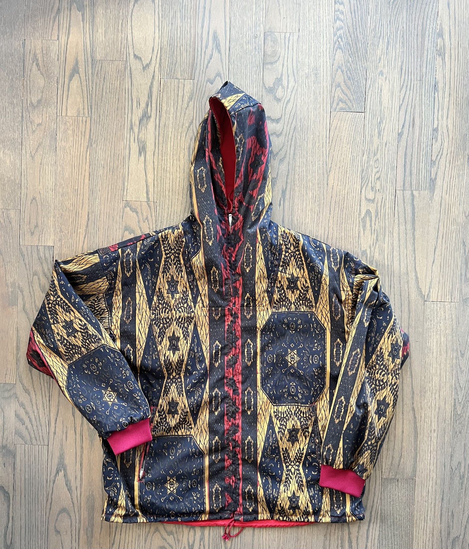 Beams Plus Beams Plus Red Hooded Reversible Jacket NWT Size US XL / EU 56 / 4 - 2 Thumbnail